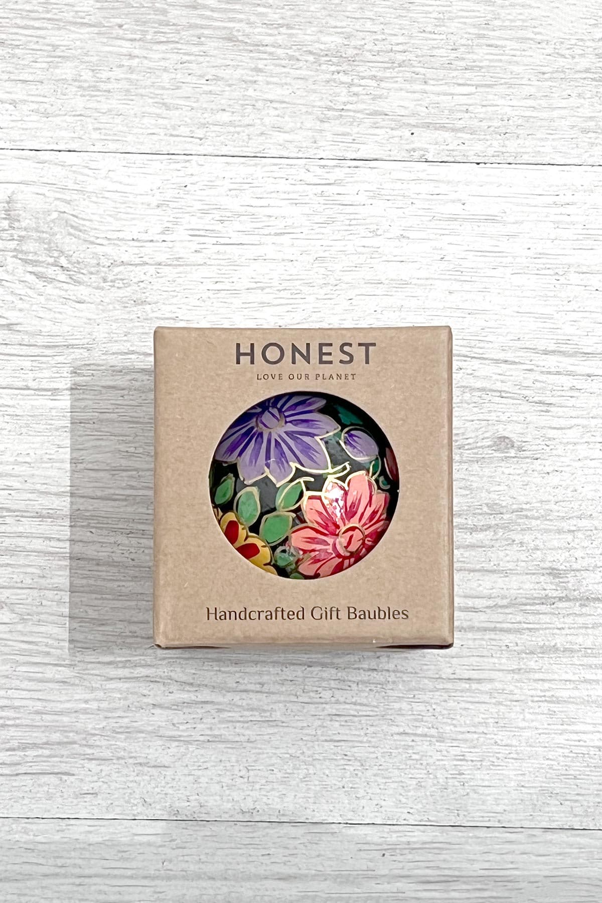 Honest Handcrafted Paper Mache Baubles Magic Garden