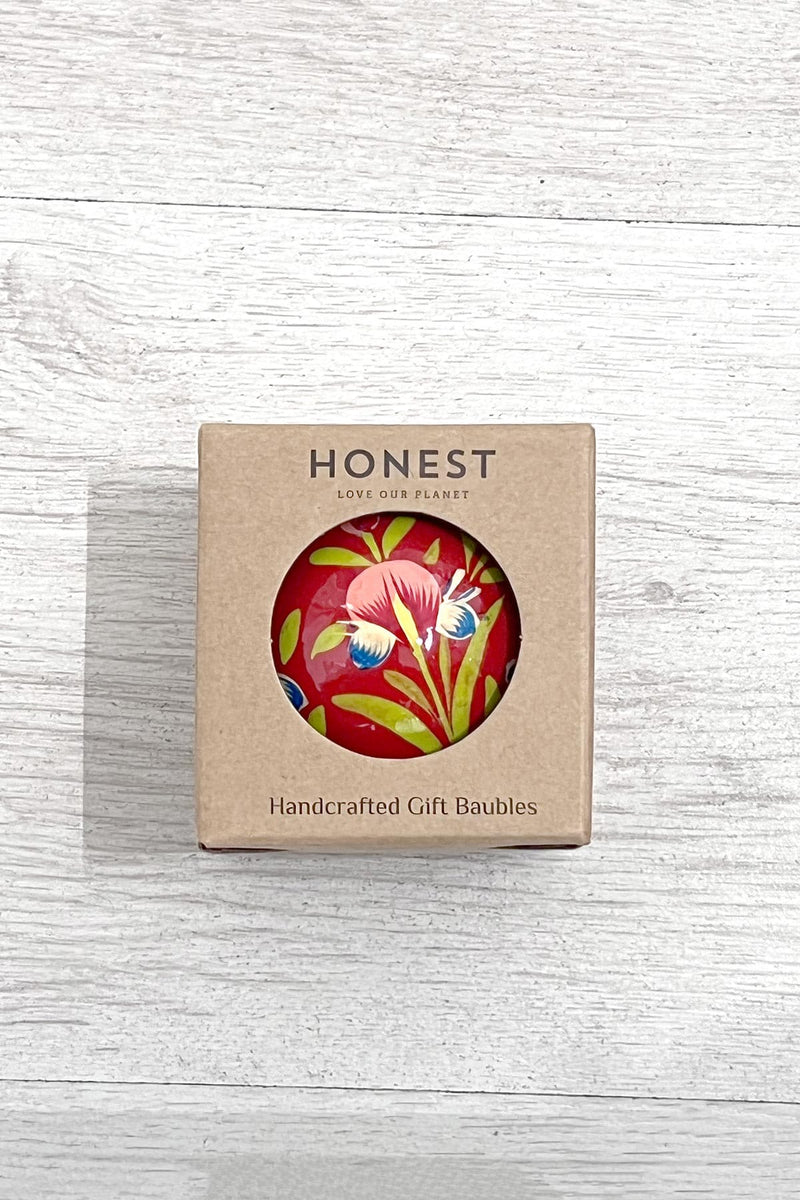 Honest Handcrafted Paper Mache Baubles The Dance Of Tulips