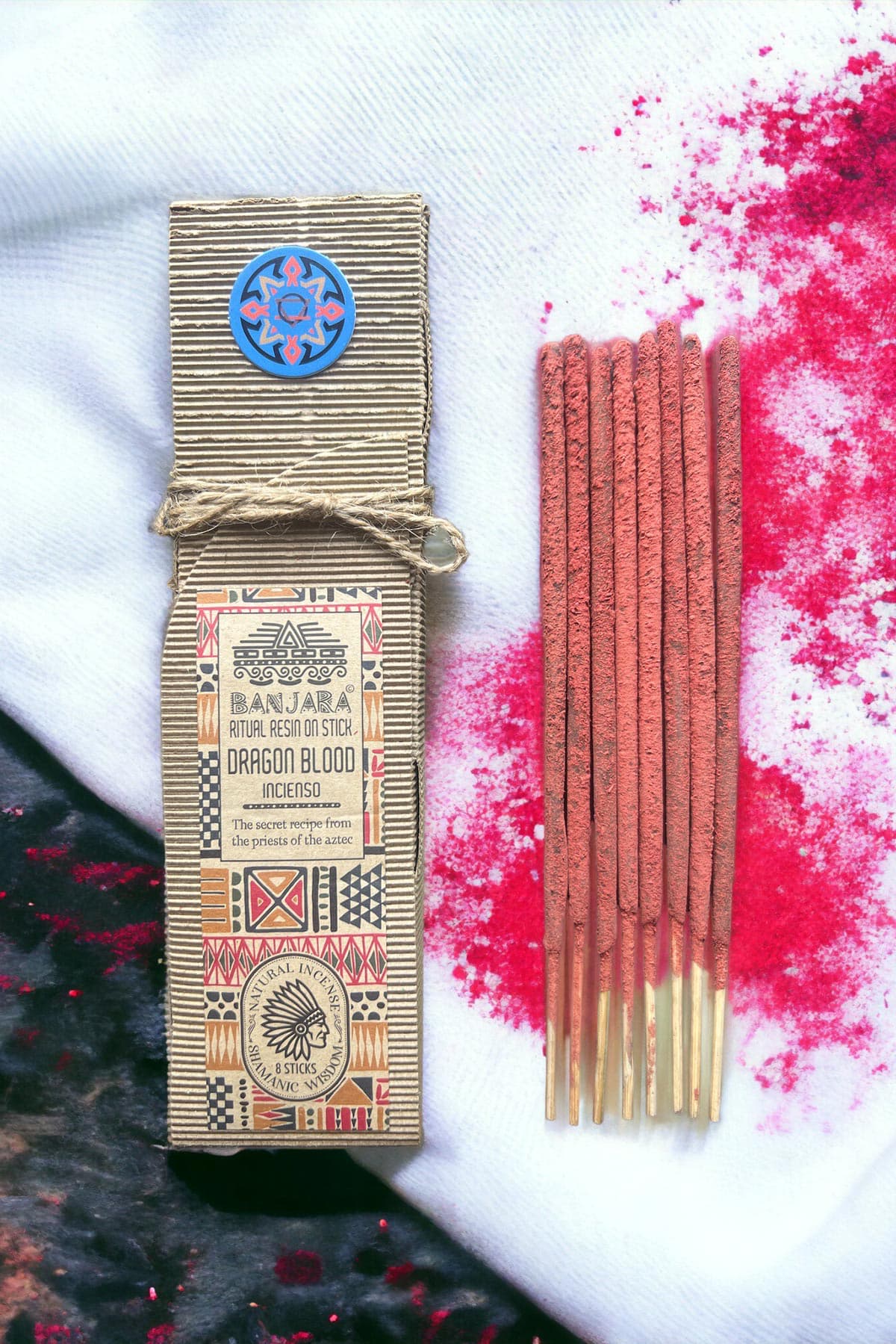 Ancient Wisdom Handcrafted Ritual Resin Incense Sticks Dragon Blood Scent