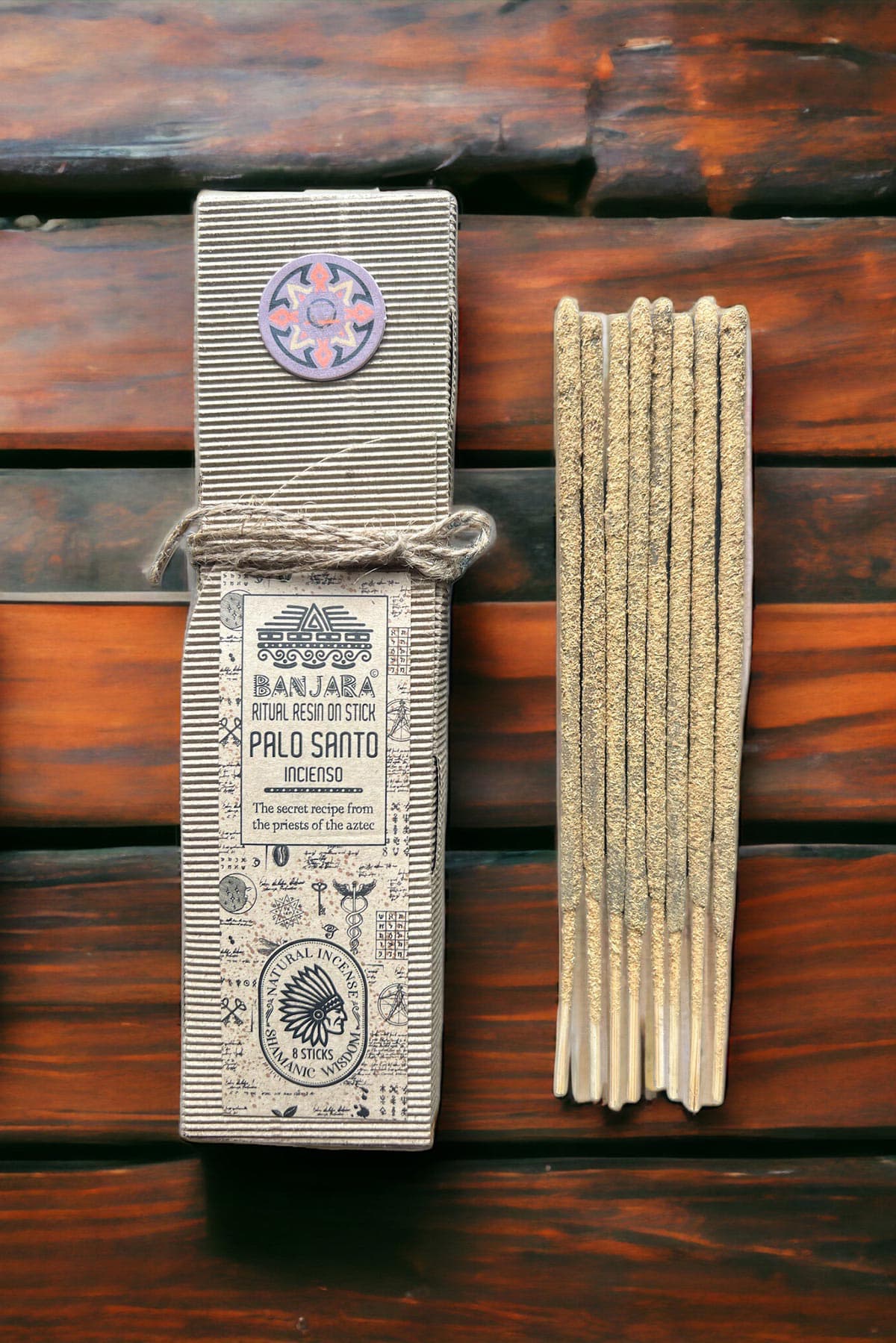 Ancient Wisdom Handcrafted Ritual Resin Incense Sticks Palo Santo Scent