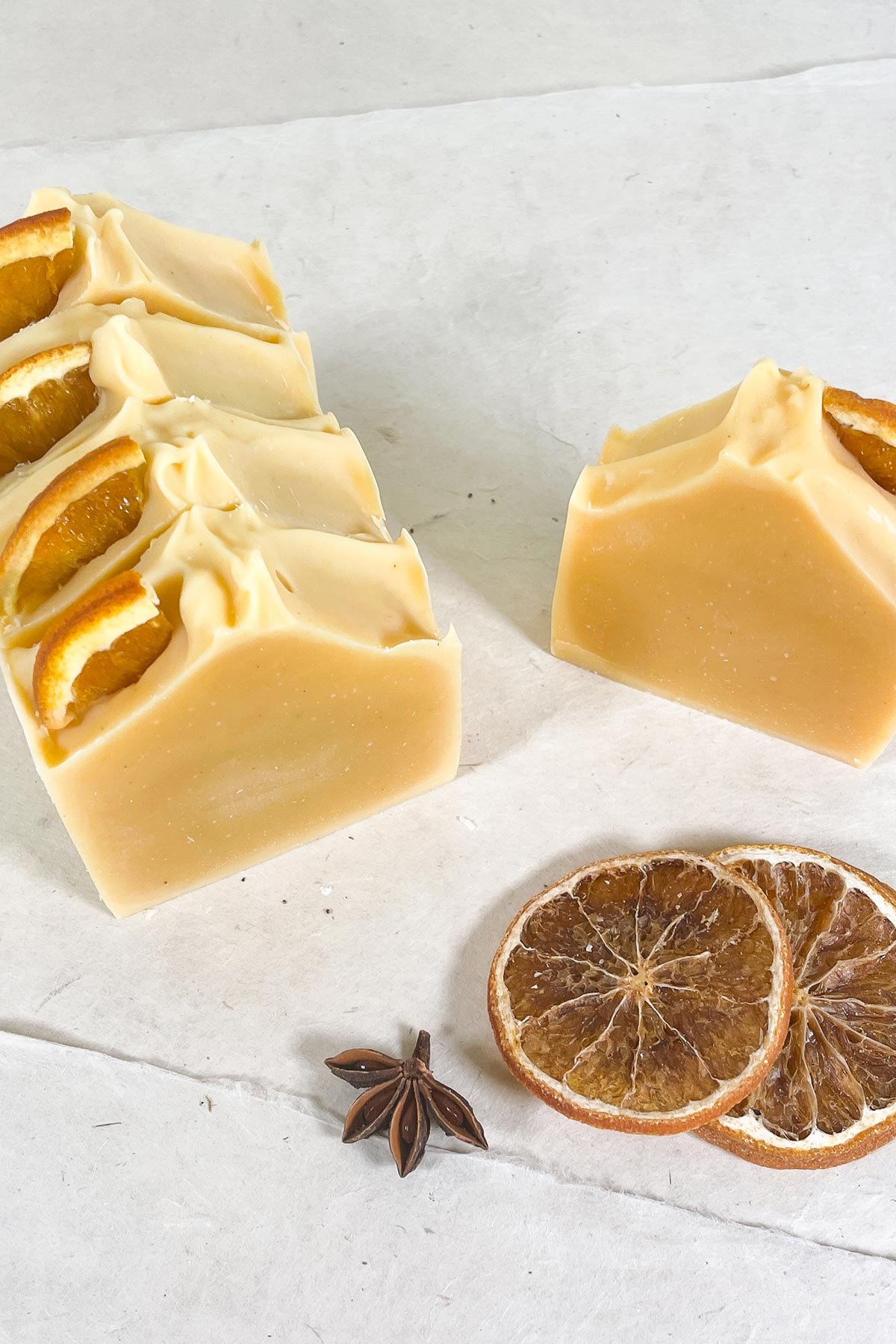 Auraque Handcrafted Sweet Orange Vitamin C Brightening Soap Bar