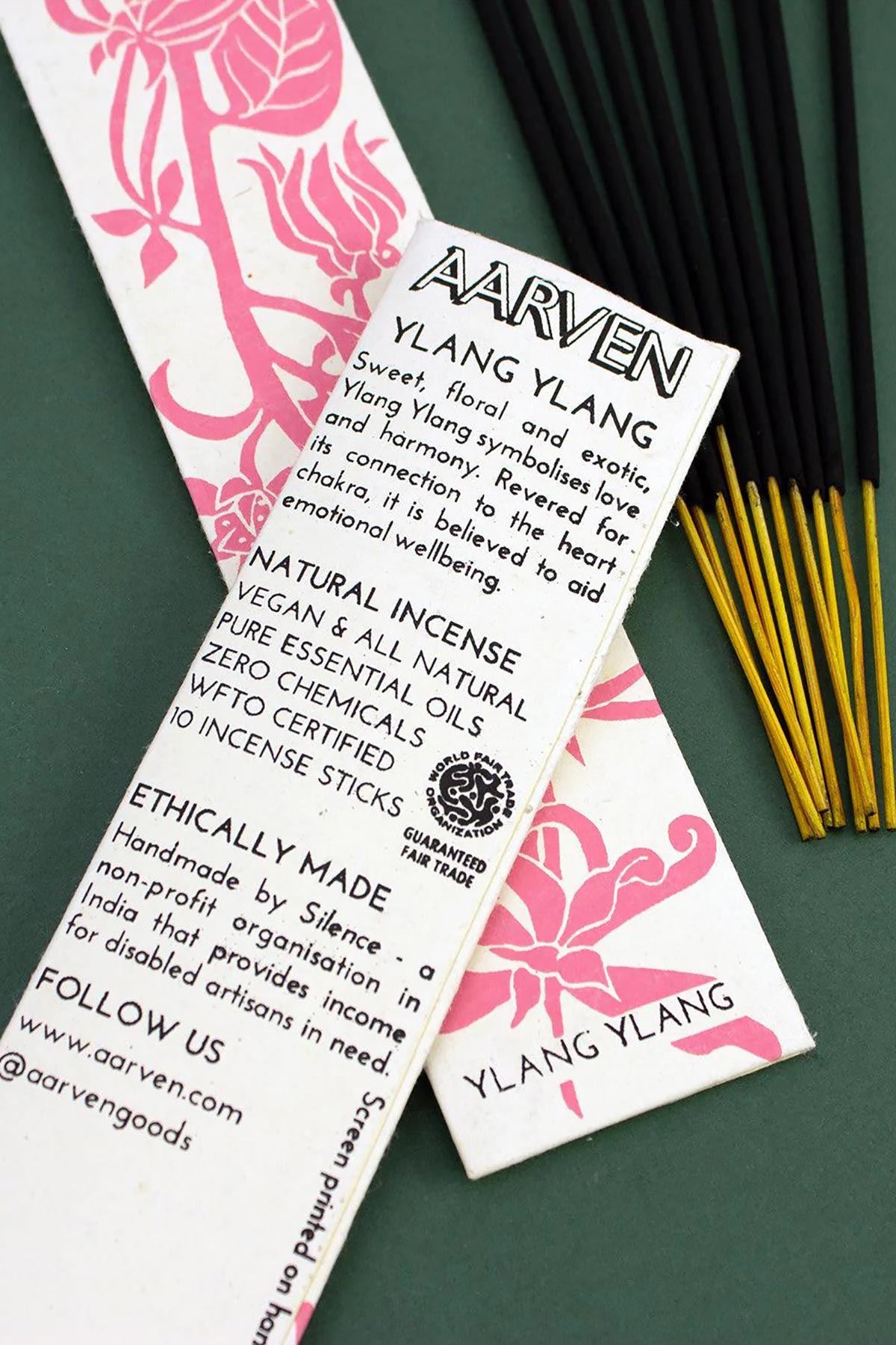 Aarven Handcrafted Ylang Ylang Incense Sticks