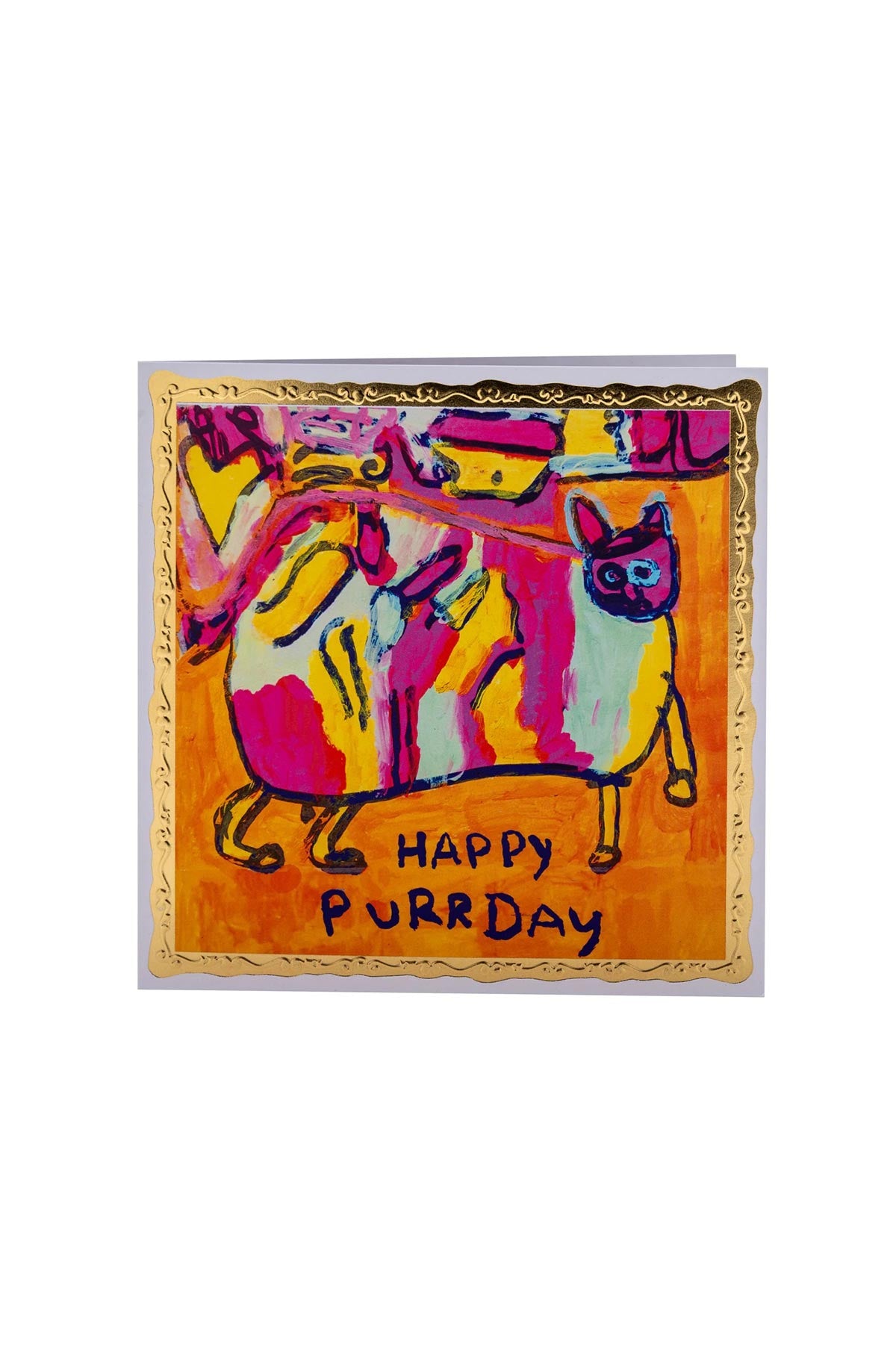 Arthouse Unlimited Happy Purr Day Greetings Card