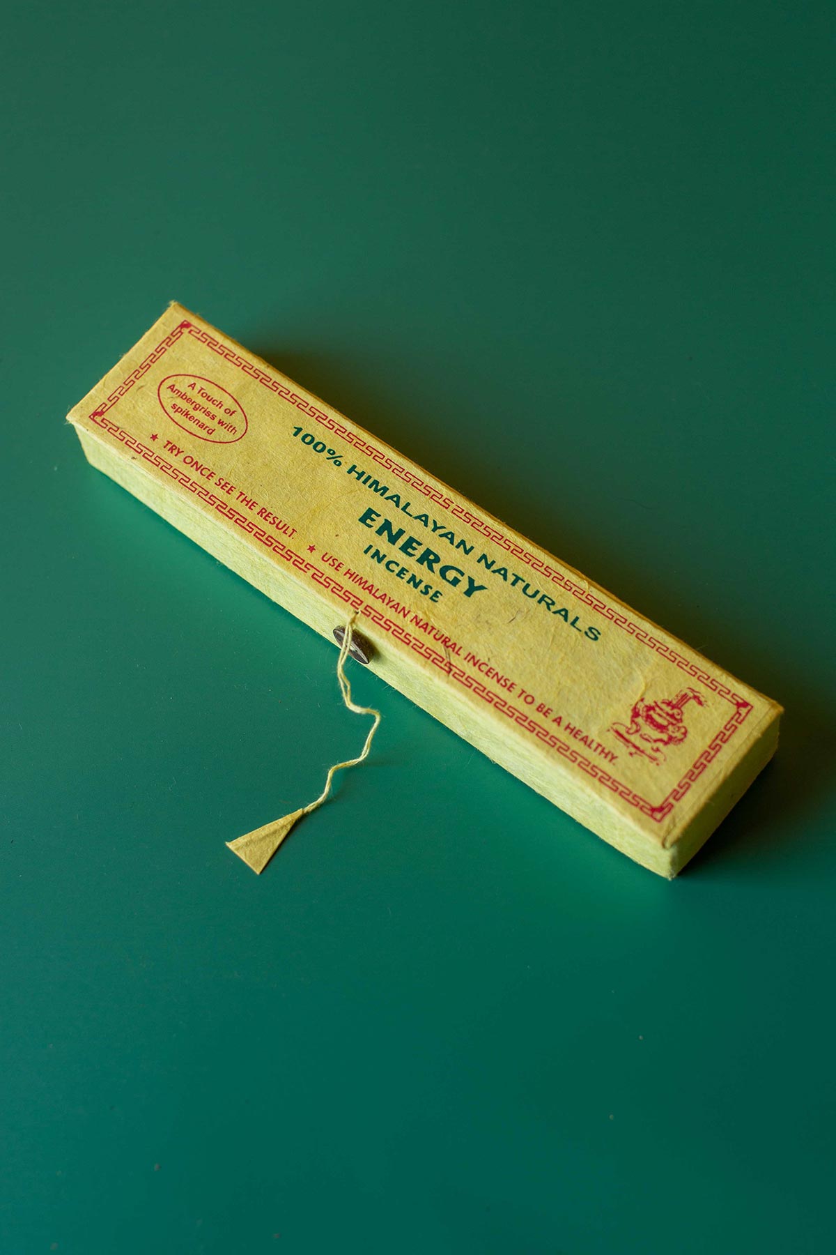 The India Shop Himalayan Naturals Energy Incense With Holder