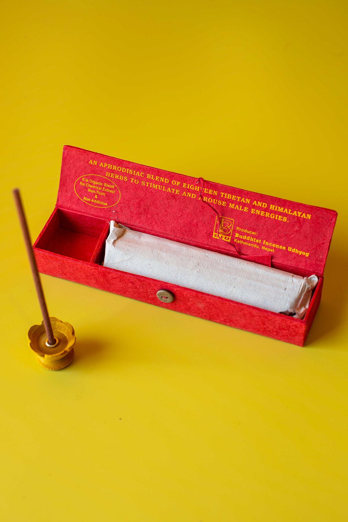 The India Shop Himalayan Naturals Passion Incense With Holder