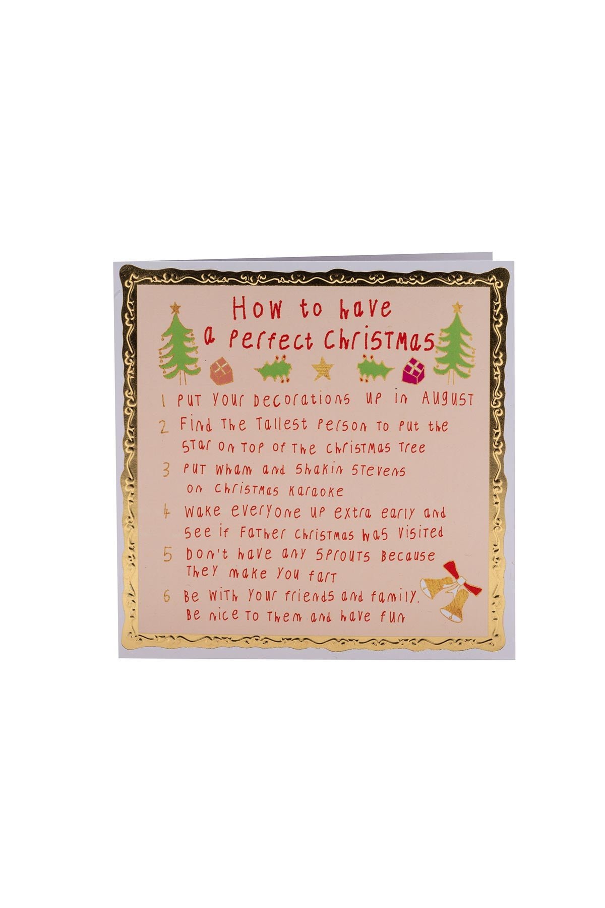 Arthouse Unlimited How To Have A Perfect Christmas Card