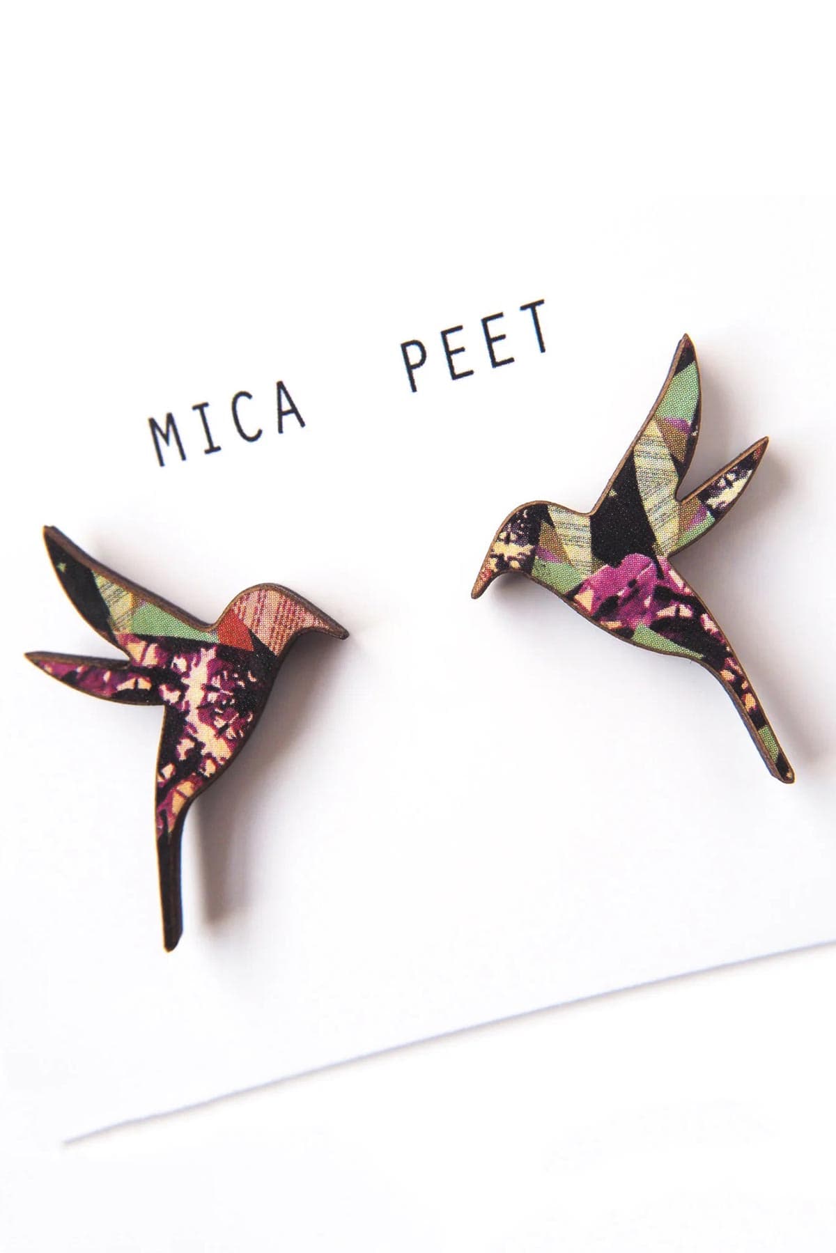 Mica Peet Hummingbird Stud Earrings