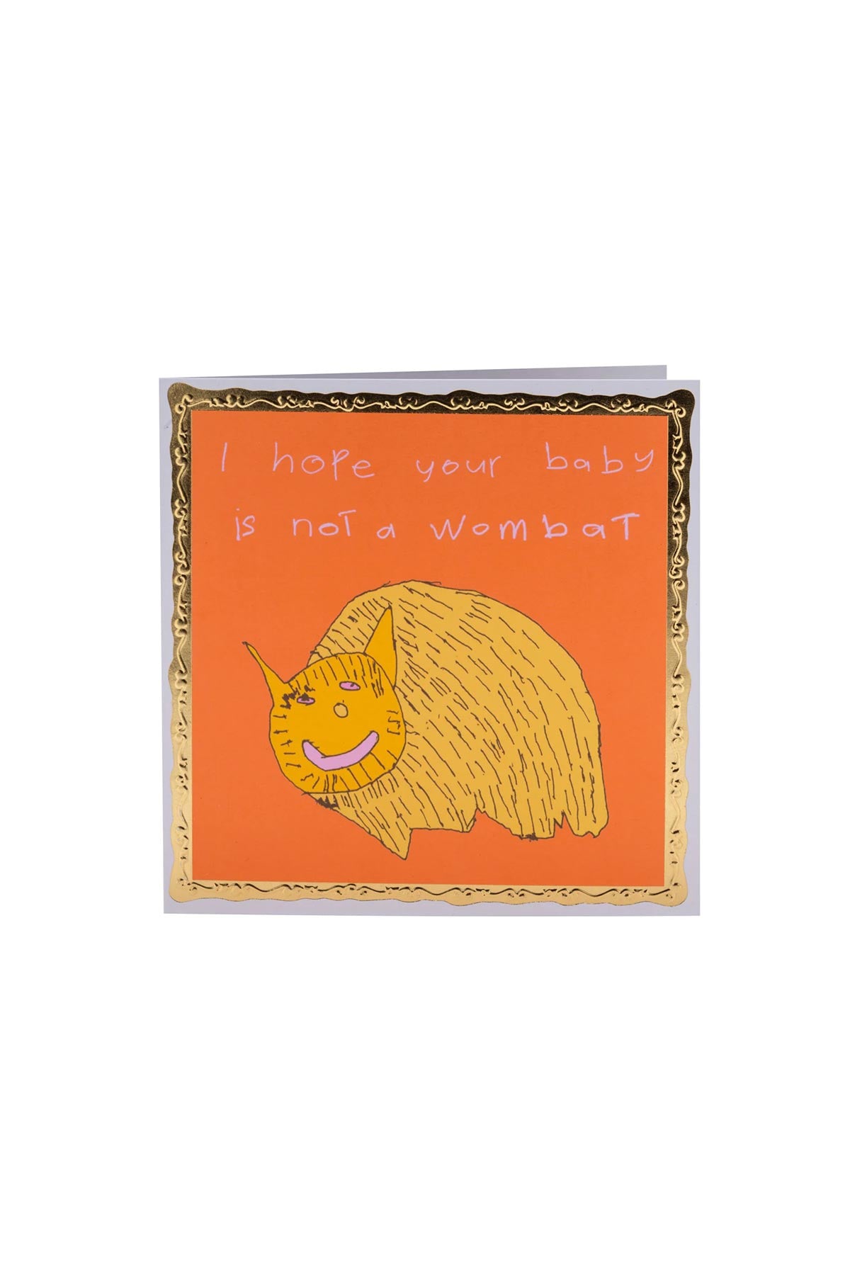 Arthouse Unlimited I Hope Your Baby Is Not A Wombat New Baby Card