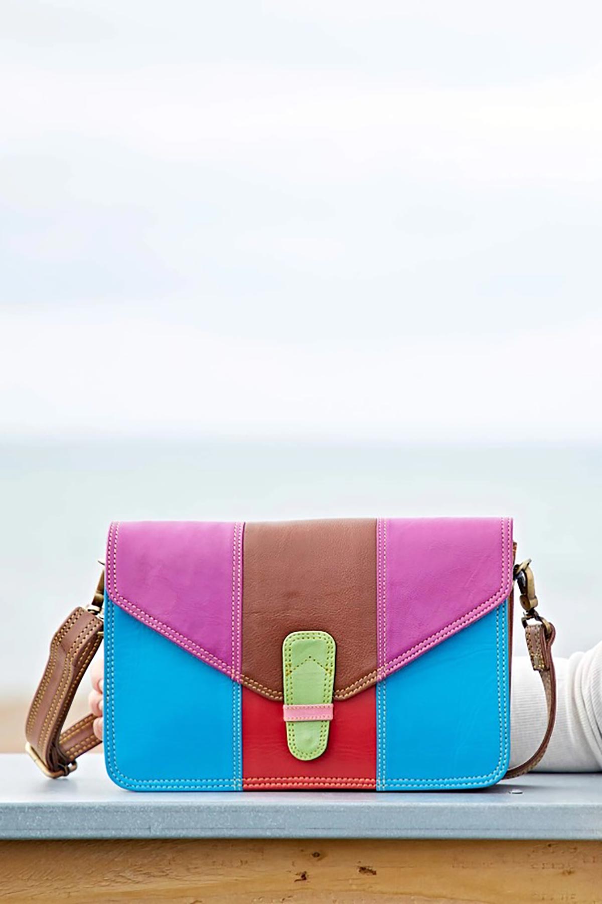 Paper High Jama Multicoloured Rectangular Crossbody Bag