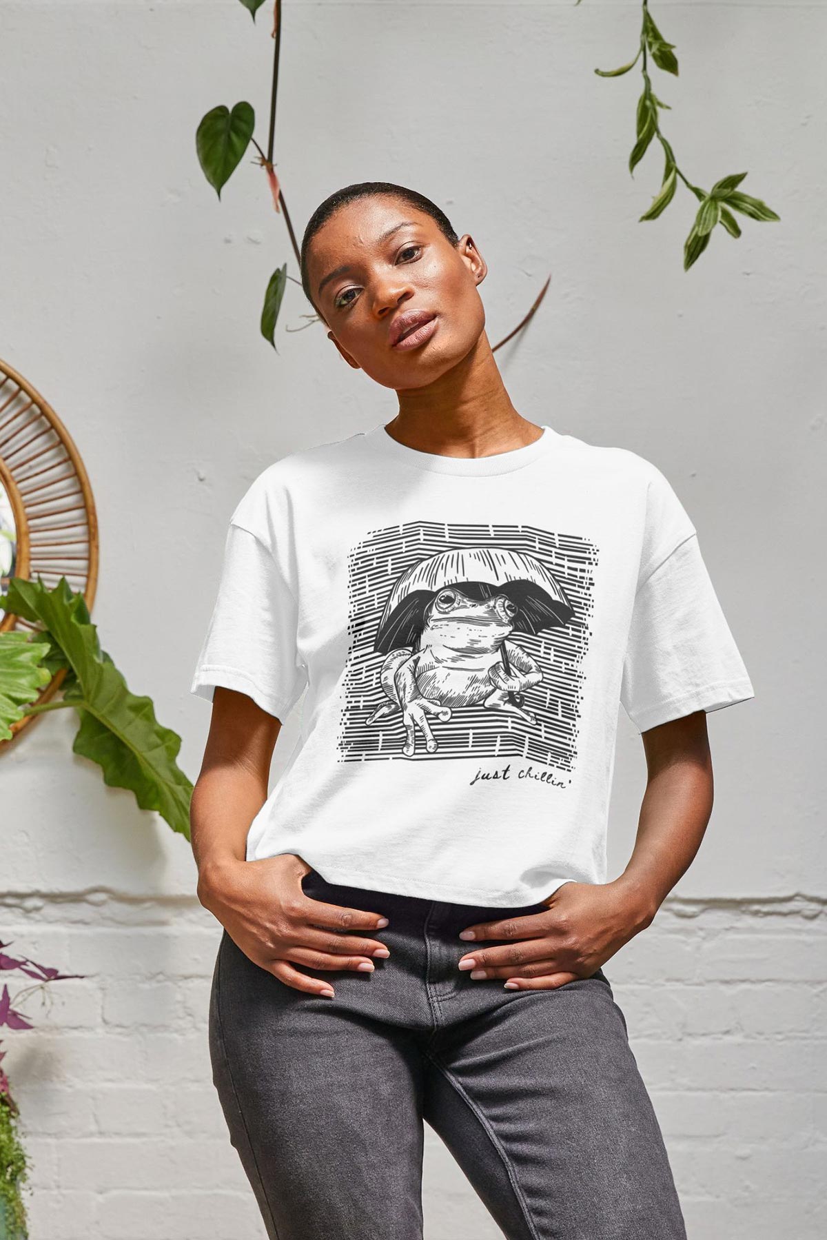 Mia Strada London Just Chillin Cropped Top