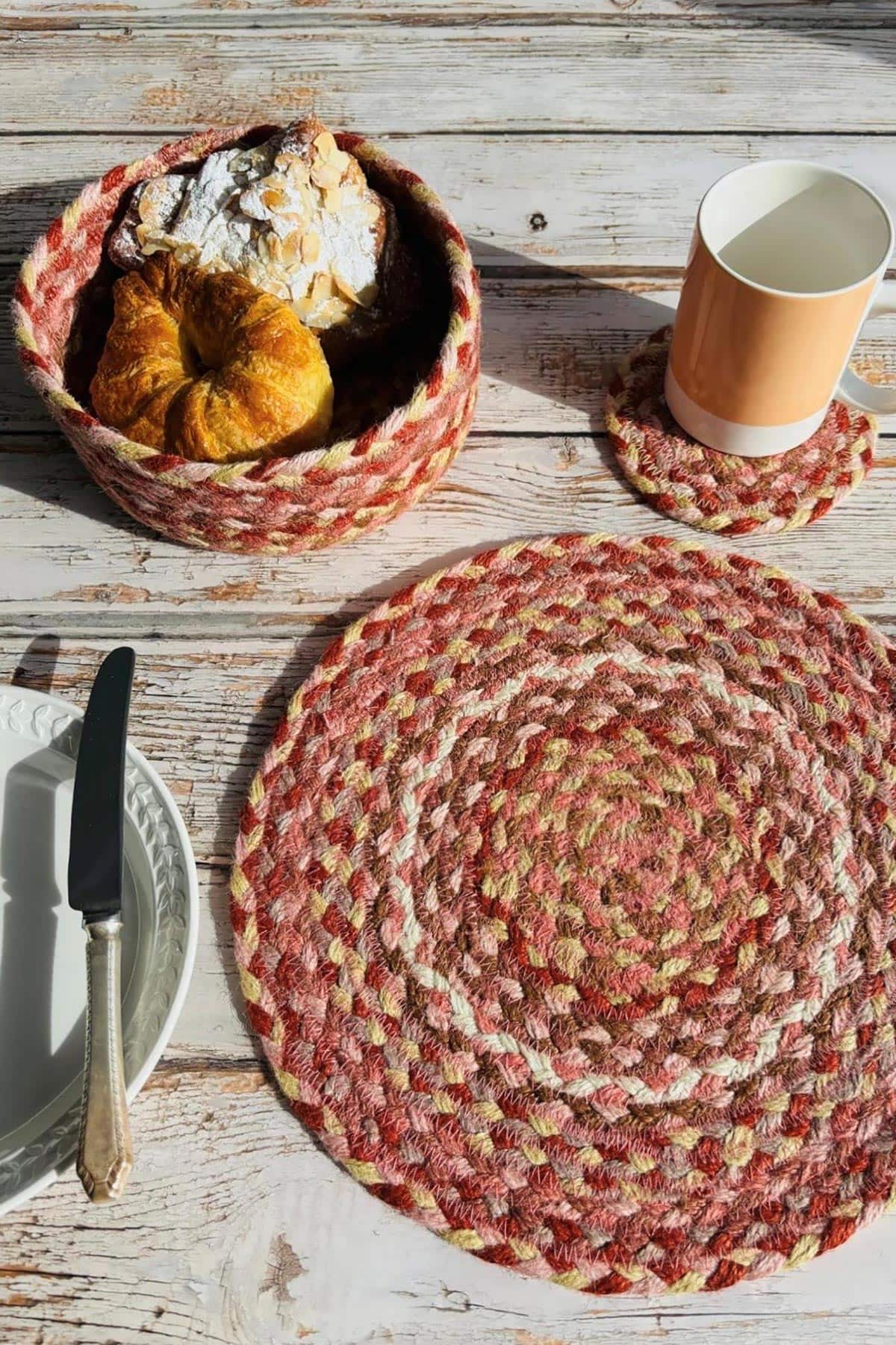 The Braided Rug Company Jute Mini Basket