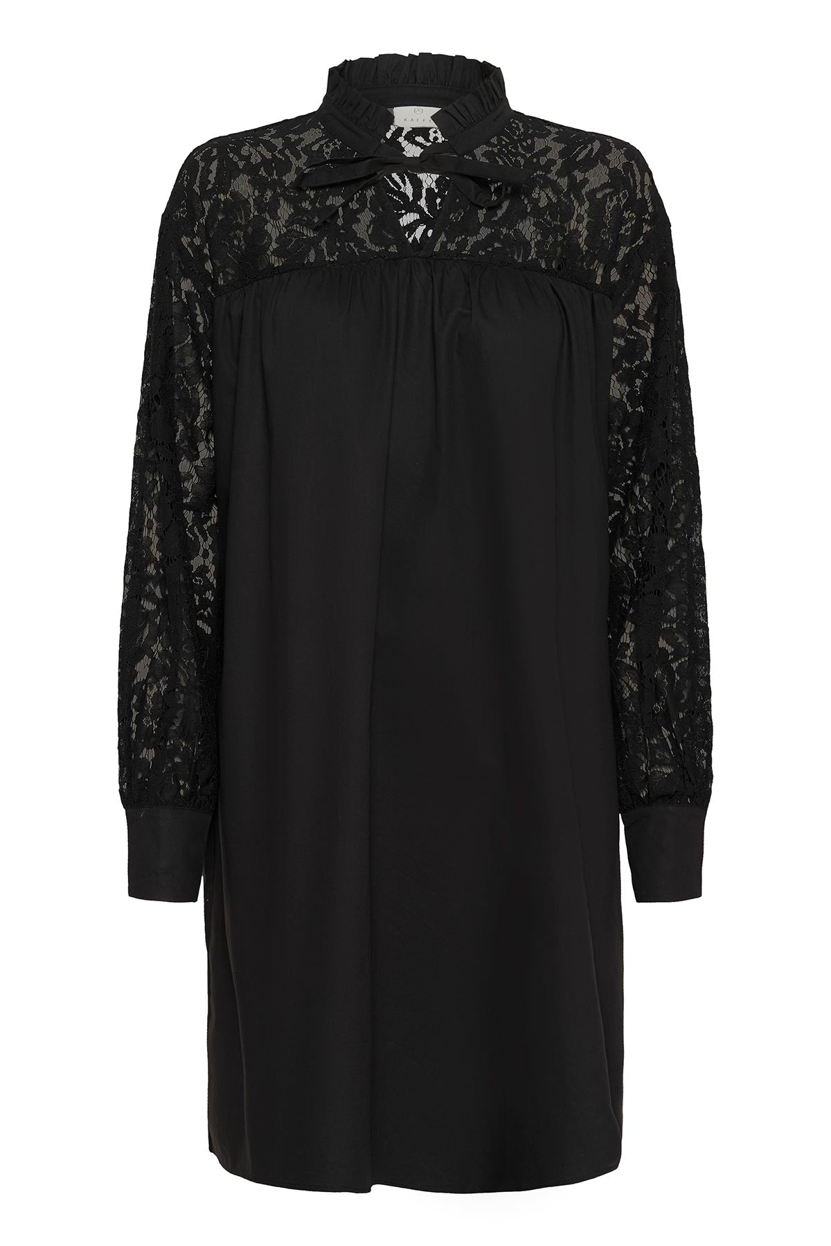 Kaffe KAcynthia Cotton Dress In Black