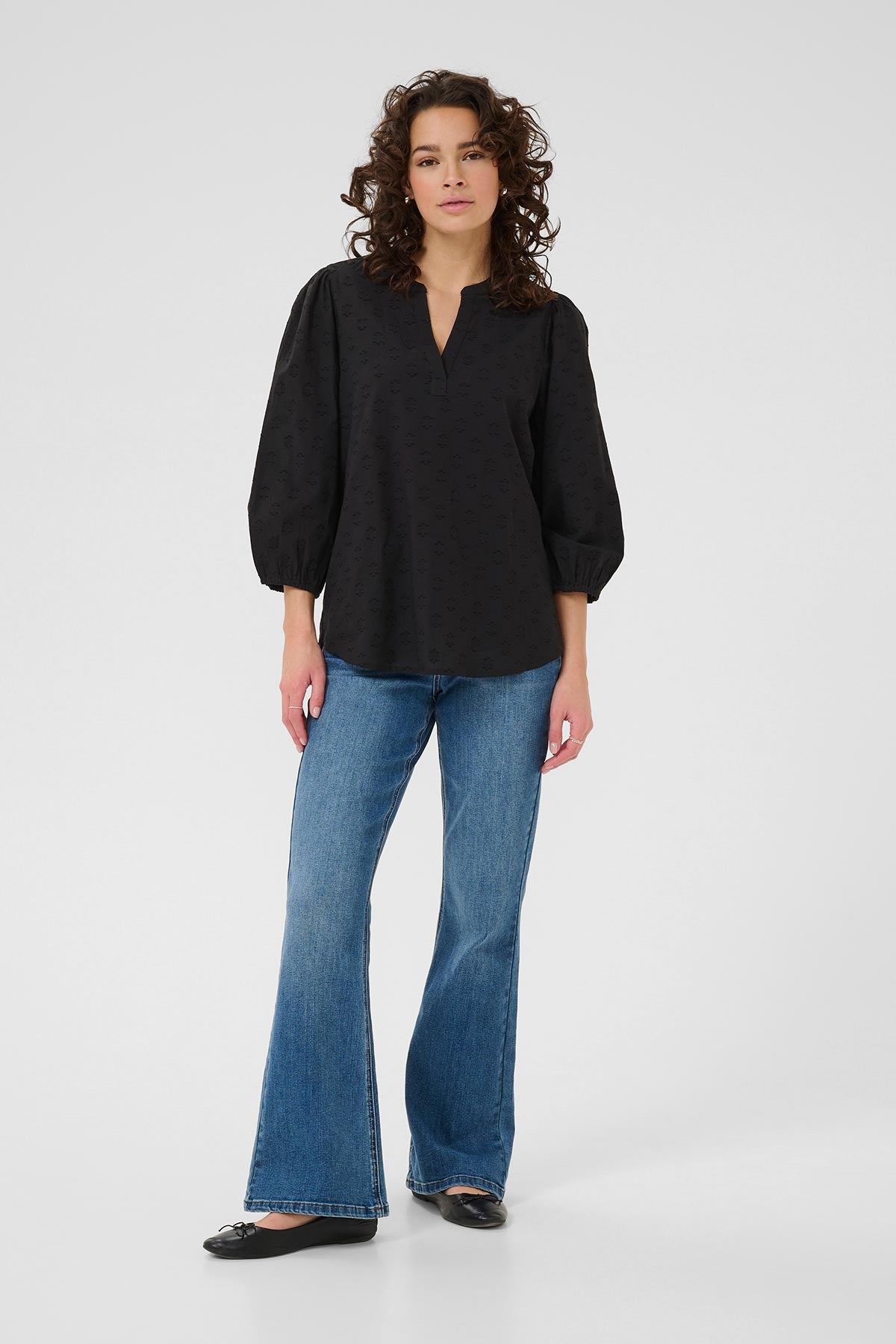 Kaffe KAenya Blouse In Black