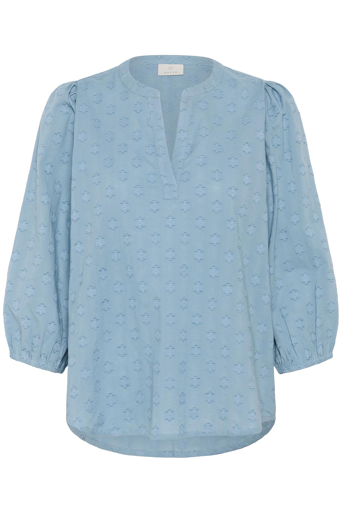 Kaffe KAenya Blouse In Windward Blue