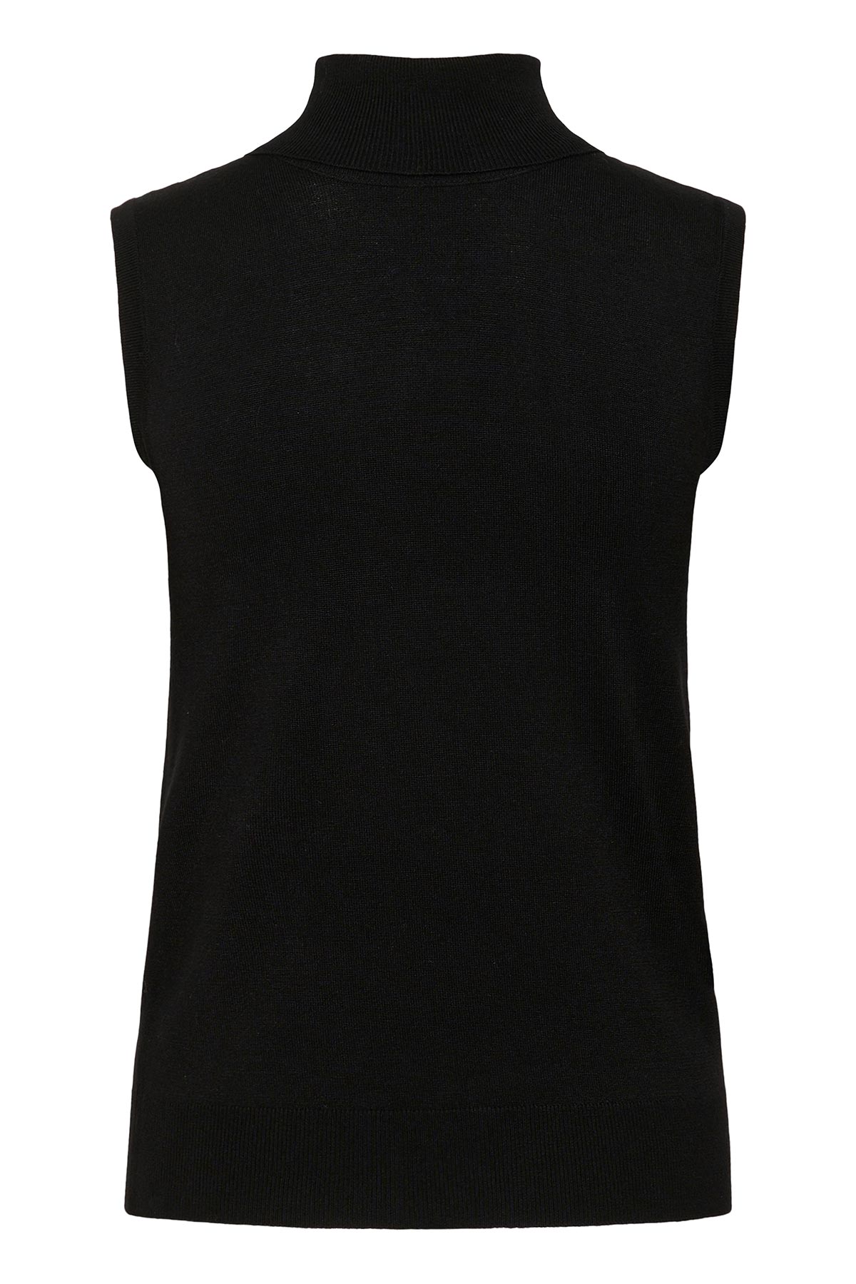 KAlizza Roll Neck Top In Black