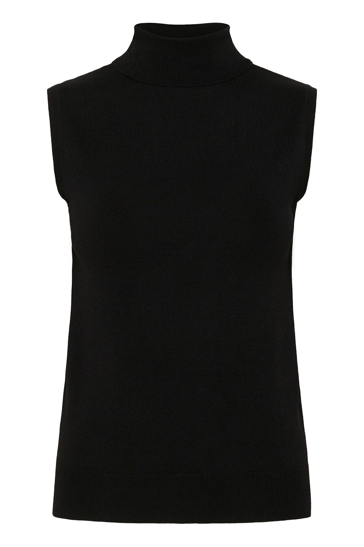 KAlizza Roll Neck Top In Black