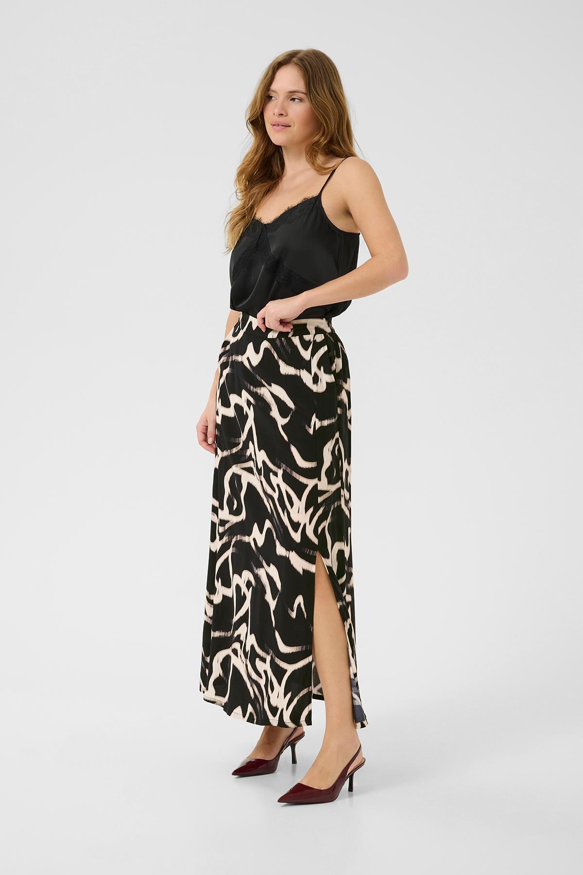 Kaffe KAmartha Skirt In Black