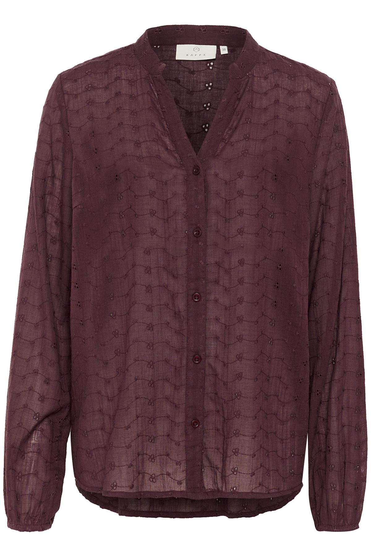 Kaffe KAmay Cotton Shirt In Fudge