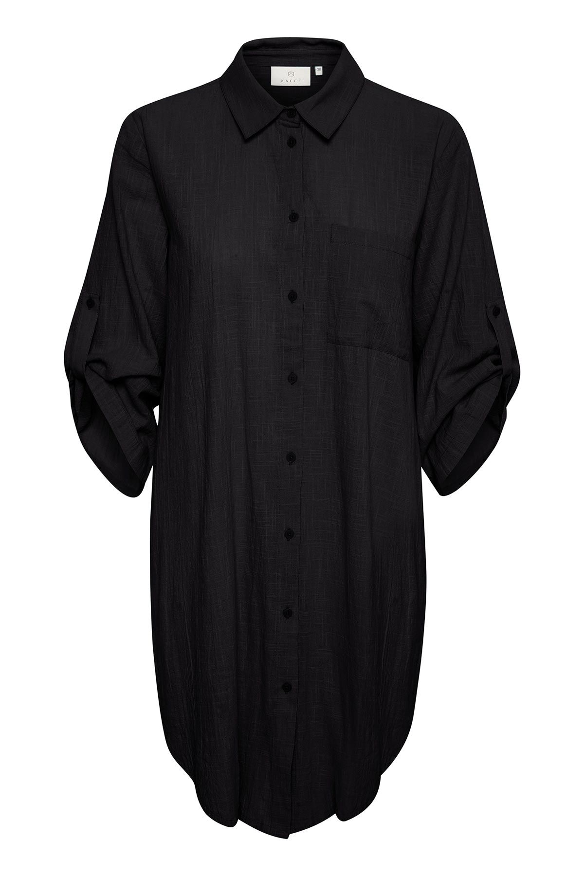 Kaffe KApauline Shirt Dress In Black