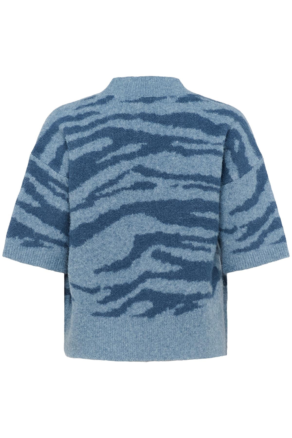 Kaffe KAsandra Pullover In Bering Sea Animal