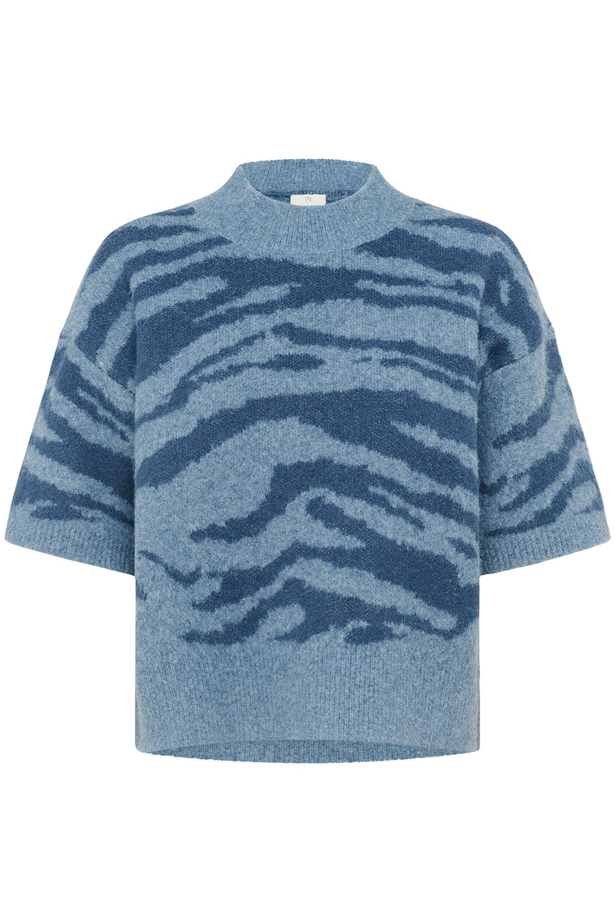 Kaffe KAsandra Pullover In Bering Sea Animal