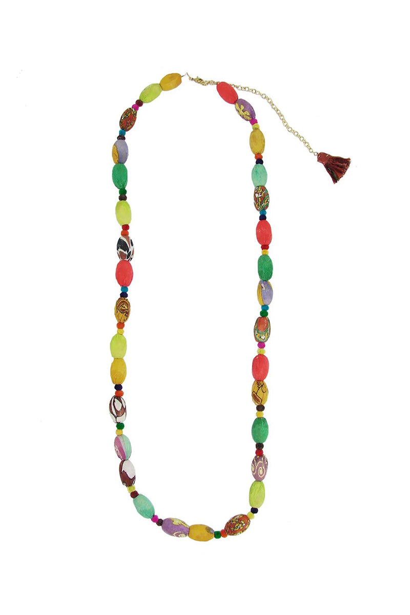 World Finds Kantha Kaleidoscope Necklace