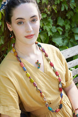 World Finds Kantha Kaleidoscope Necklace