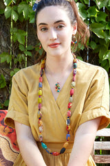 World Finds Kantha Kaleidoscope Necklace