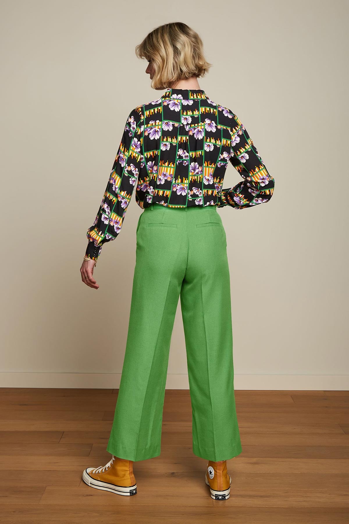 King Louie Maisie Blouse Rebelle In Black