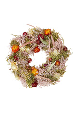 Wildflowers By Floriette Large Dried Flower Christmas Wreath In Multi