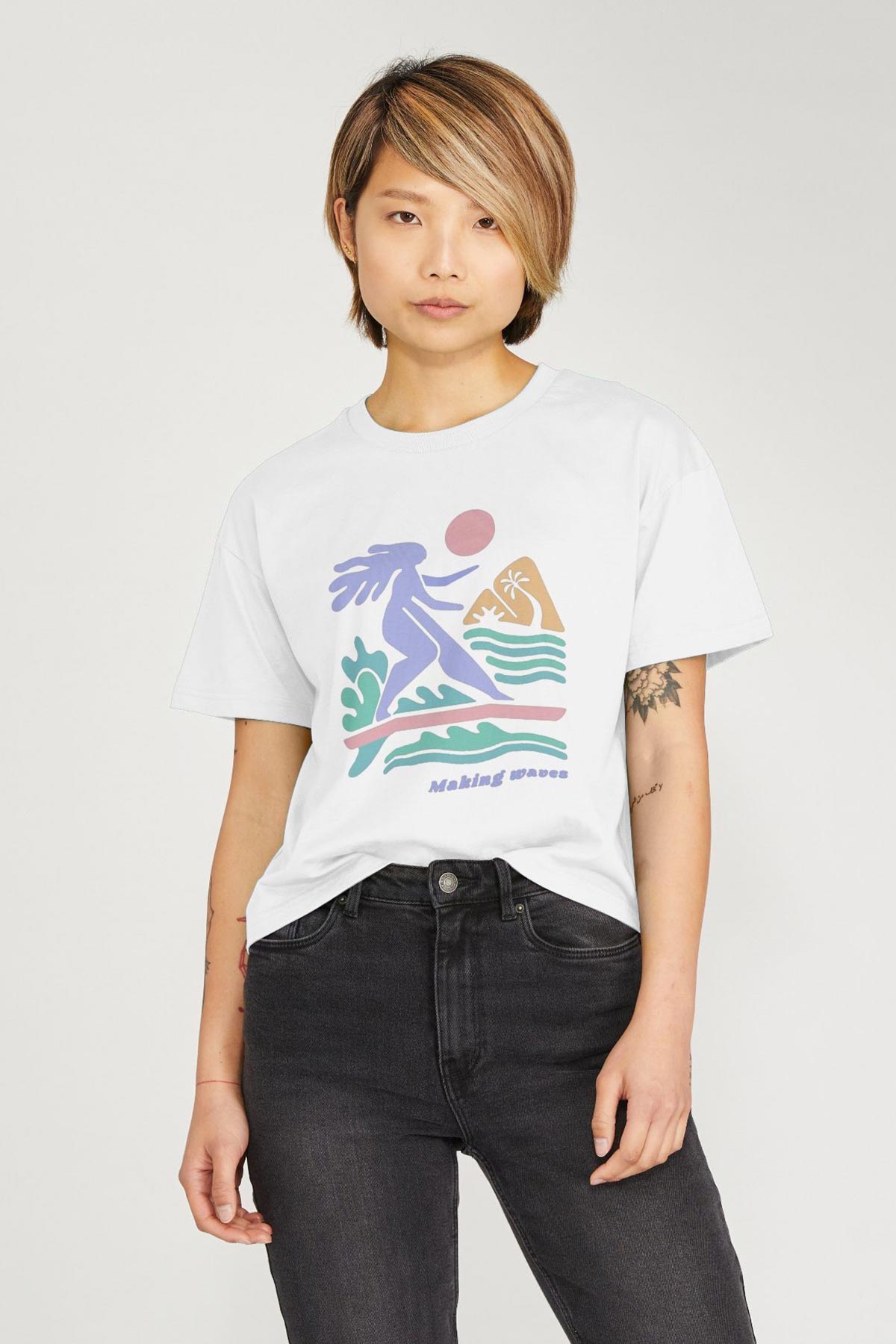 Mia Strada London Making Waves Cropped Top