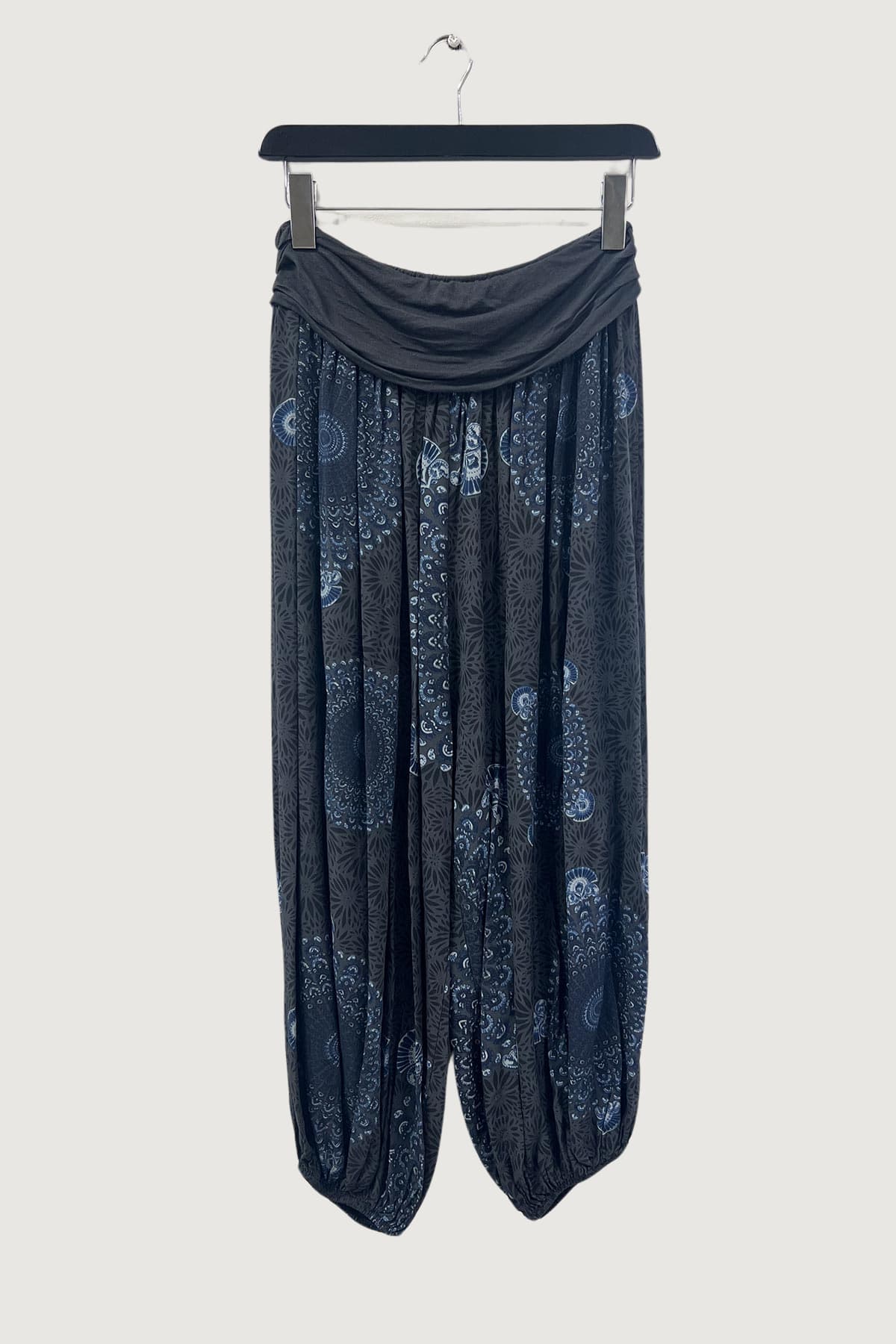 Mandala Harem Pants In Slate Grey