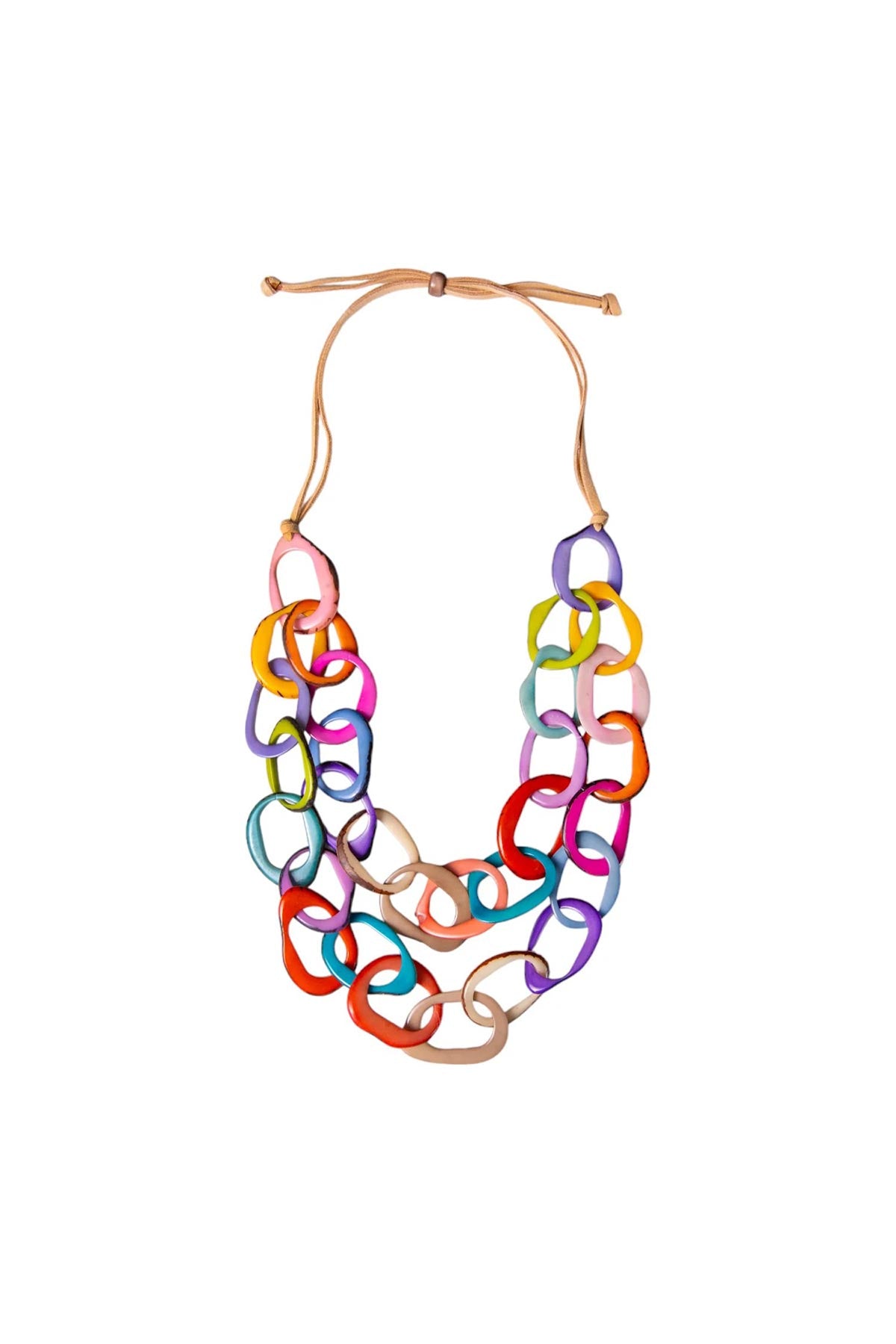 Tagua By Soraya Cedeño Manuela Organic Tagua Necklace In Multi