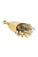 Wildflowers By Floriette Medium Dried Flowers Christmas Field Bouquet In Frosted White