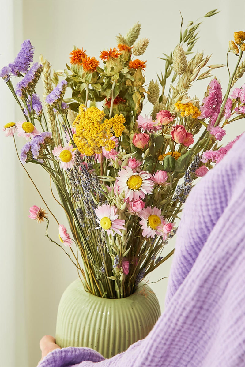 Wildflowers By Floriette Medium Dried Flowers Field Bouquet In Multi