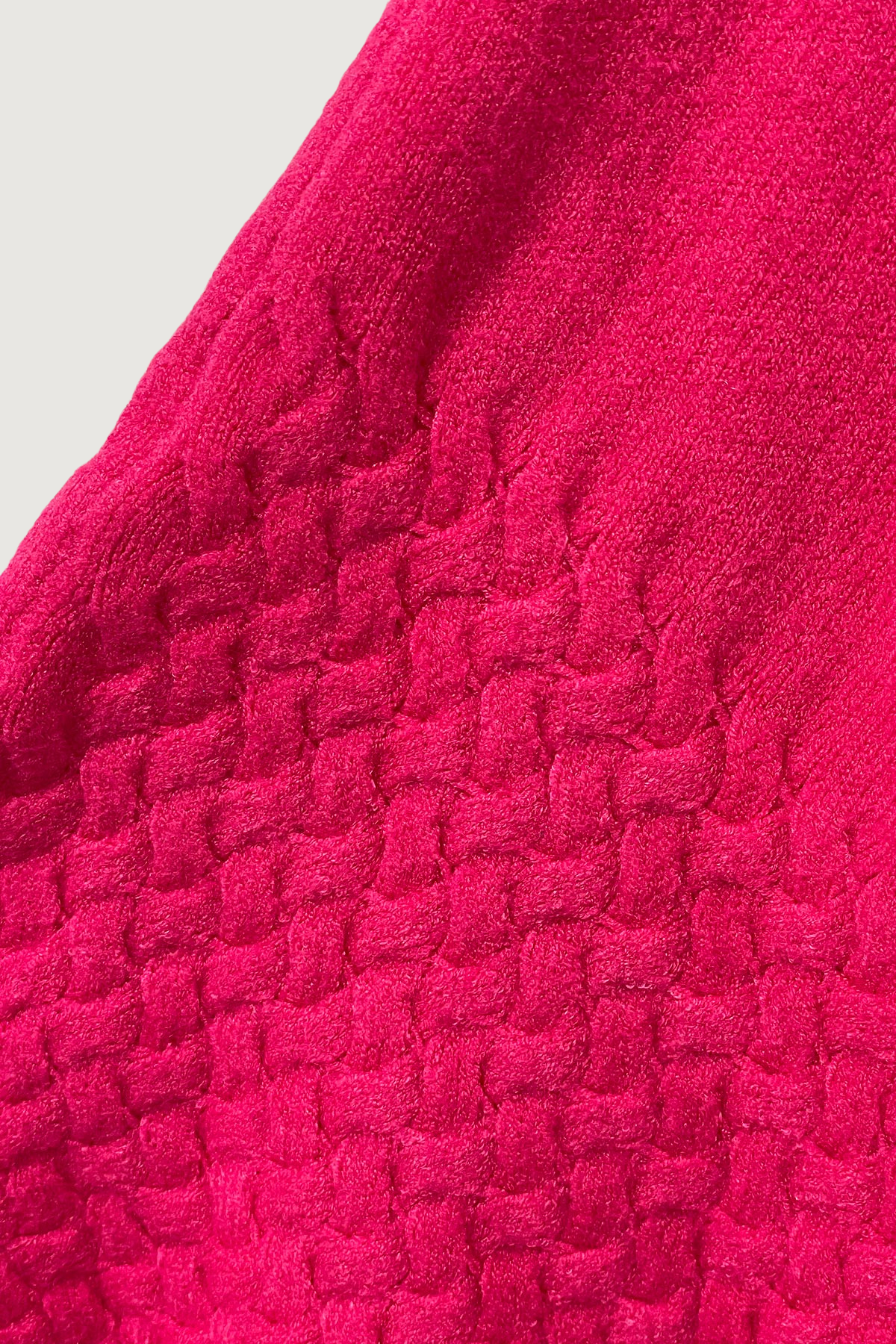 Mia Strada Super Soft Knitted Cowl Neck Poncho In Fuchsia