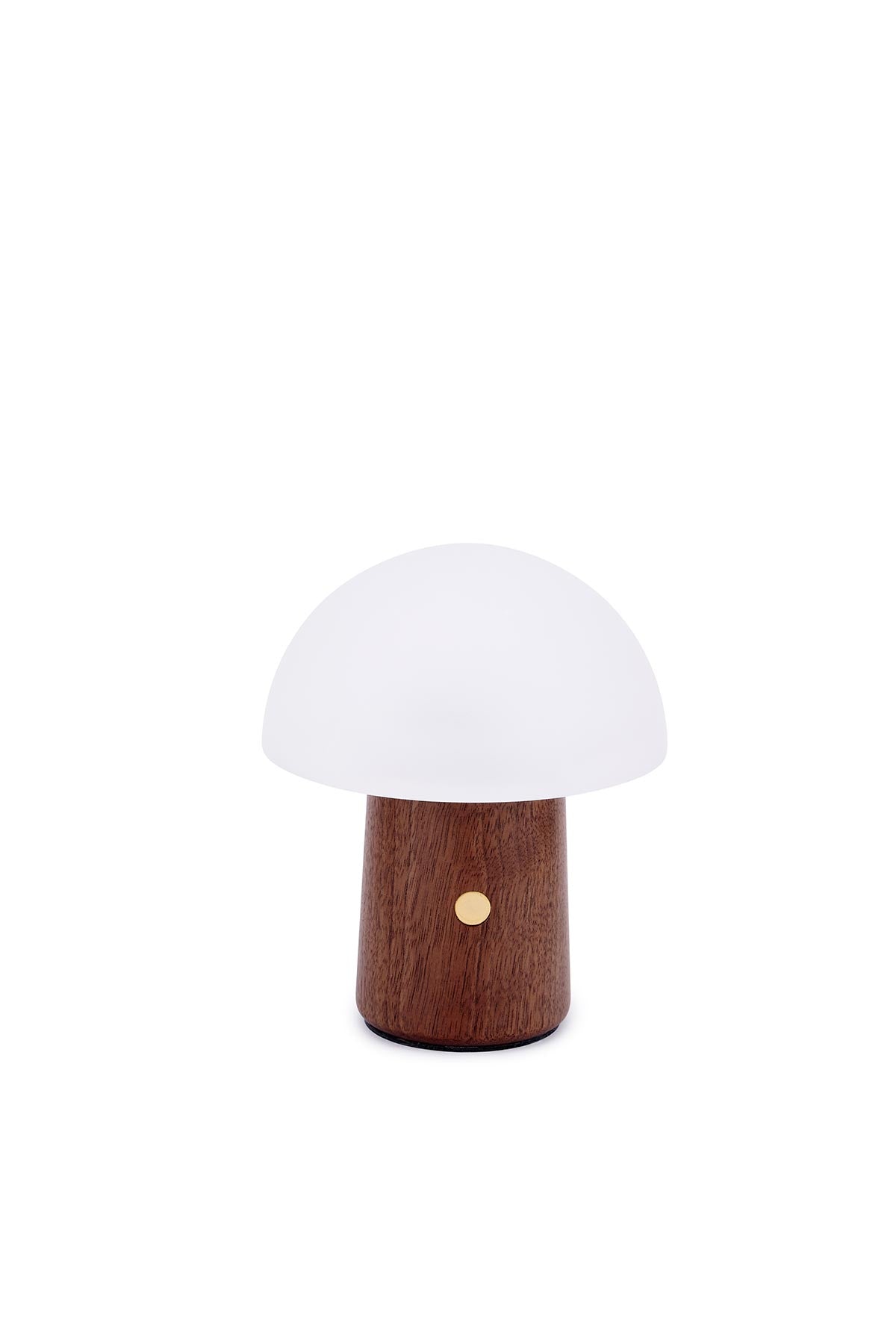 Gingko Design Mini Alice Mushroom Lamp | Natural Walnut Wood