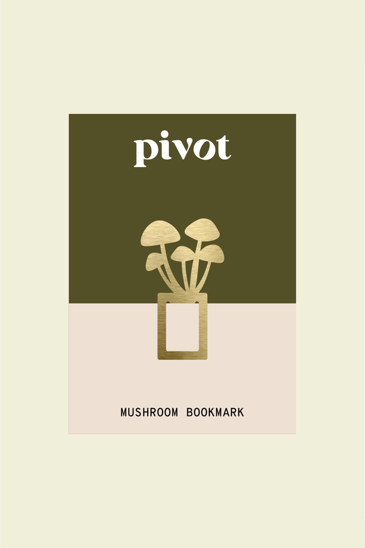 Pivot Multiple Mushroom Bookmark