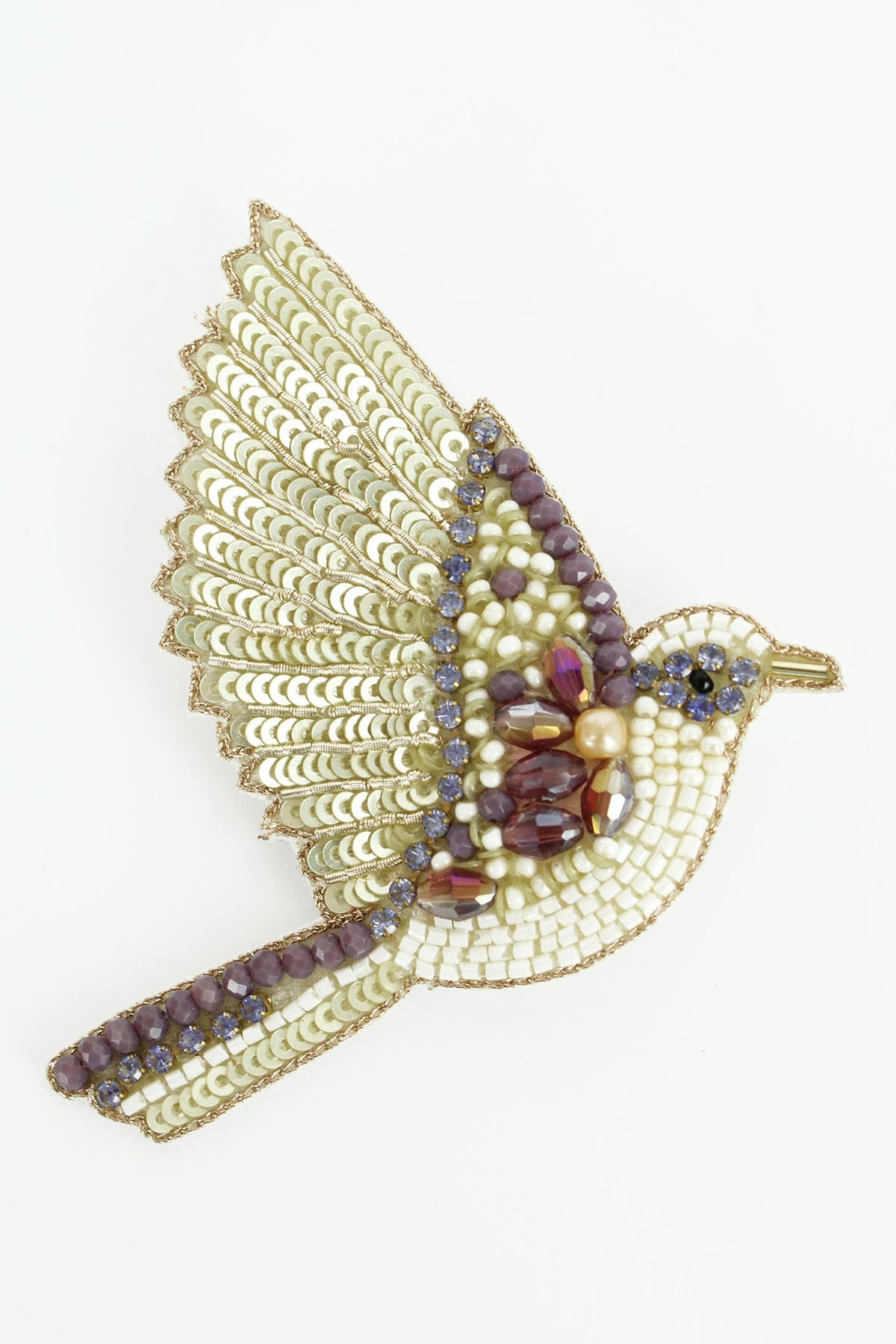 My Doris Turtle Dove Brooch