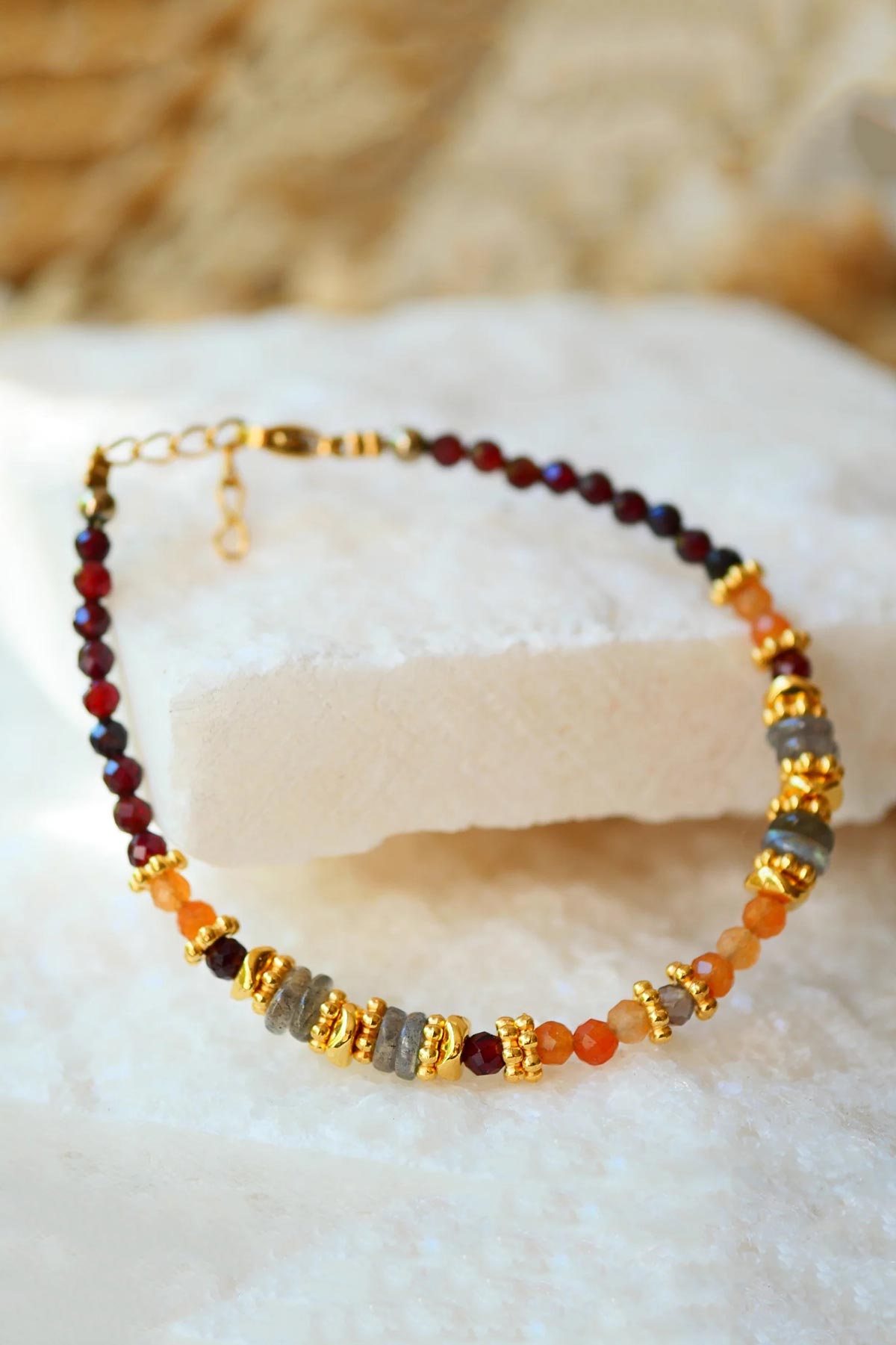 Ginandger Nirnaan Red Aventurine Bracelet