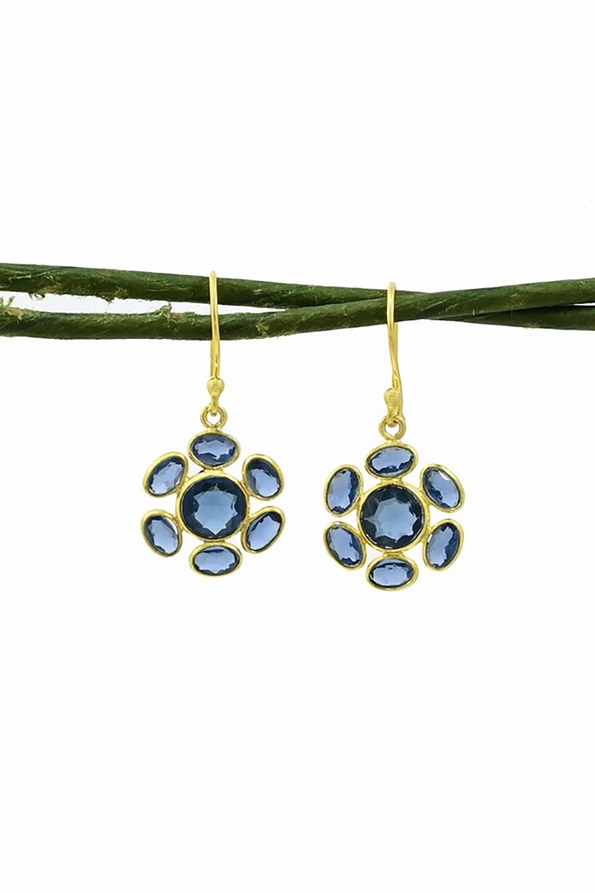 Noyre Berlin Anneliese Earring - Blue Topaz