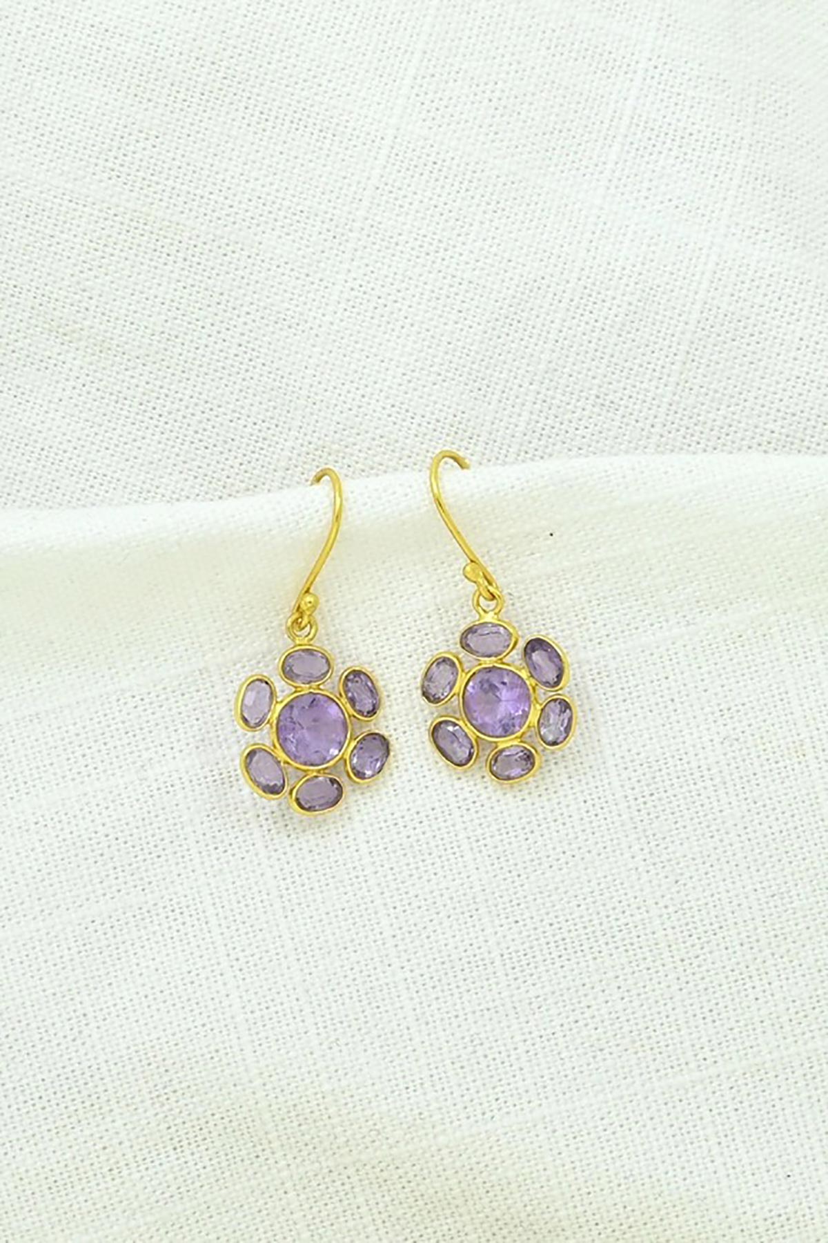 Noyre Berlin Anneliese Earring - Purple Amethyst