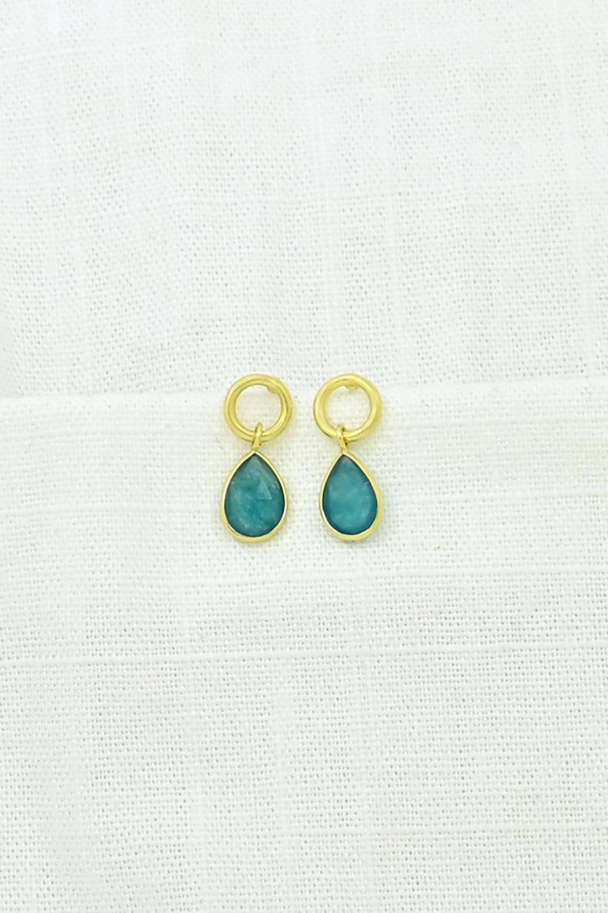 Noyre Berlin Lilly Earring - Neon Blue Jade