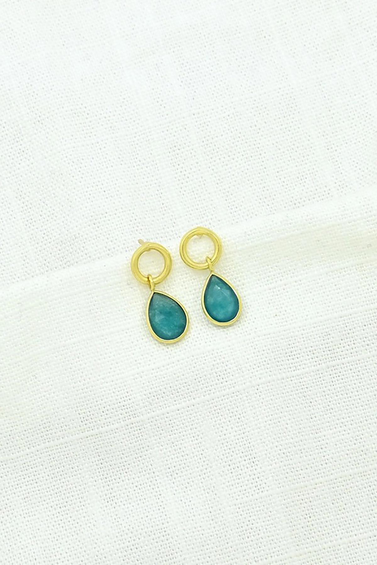 Noyre Berlin Lilly Earring - Neon Blue Jade