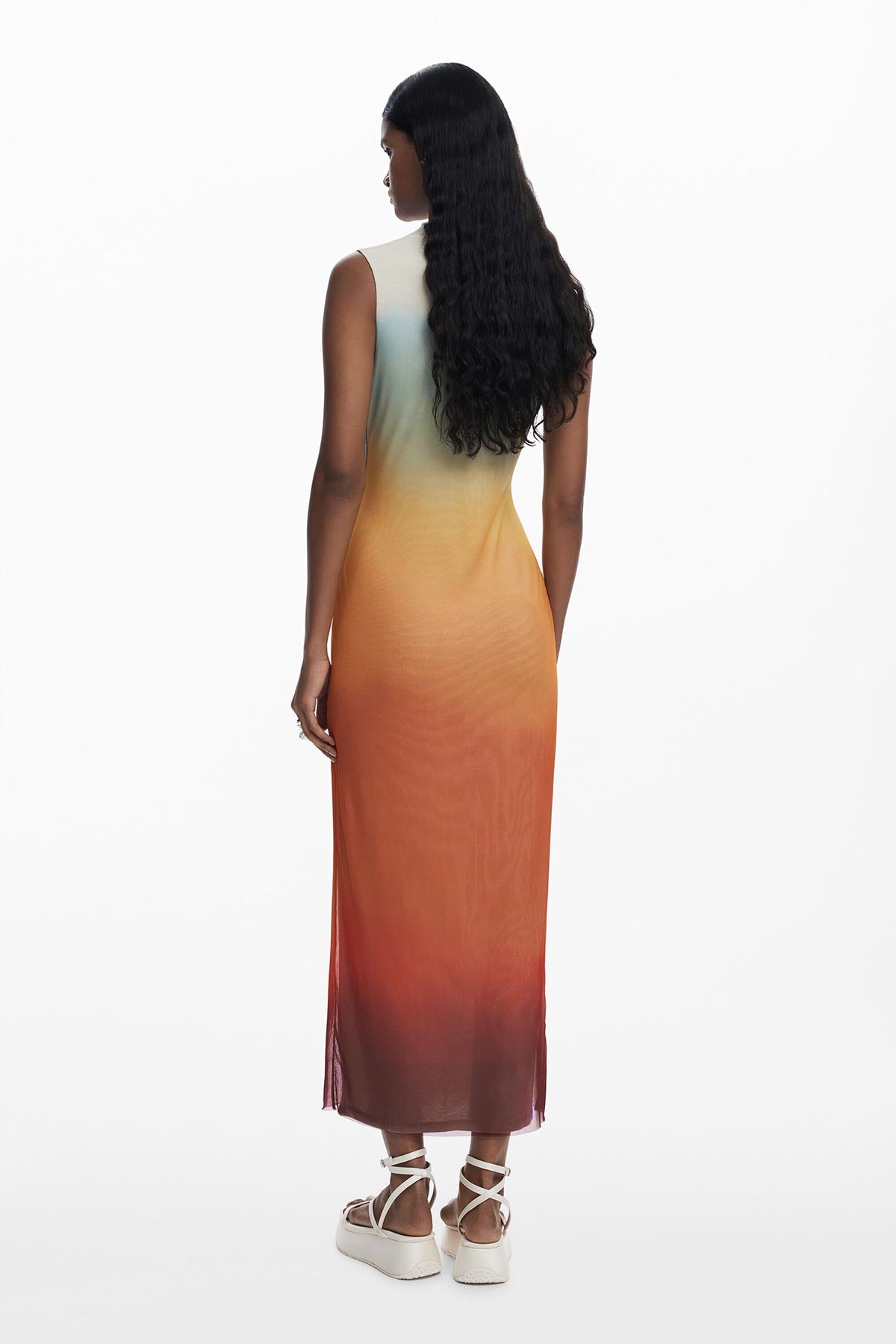 Desigual Ombre Tulle Dress