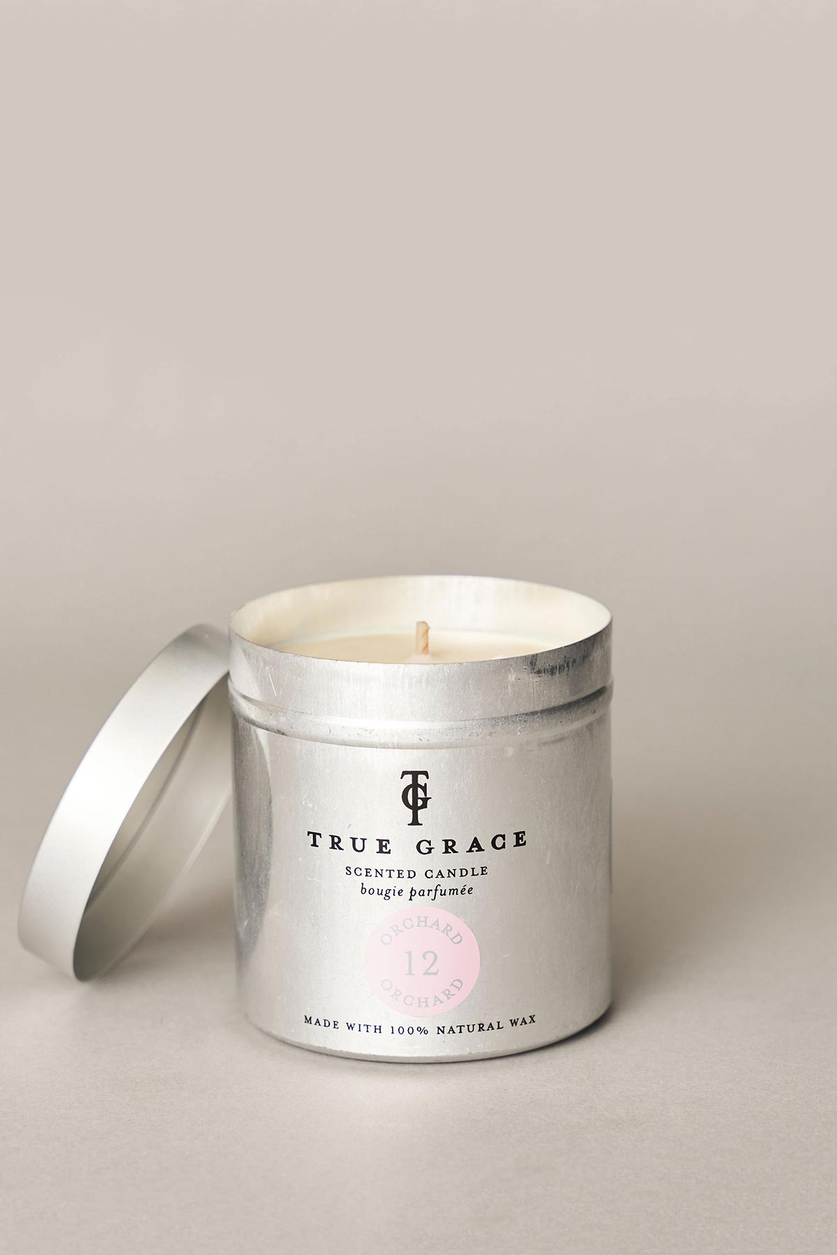 True Grace Orchard Tin Candle