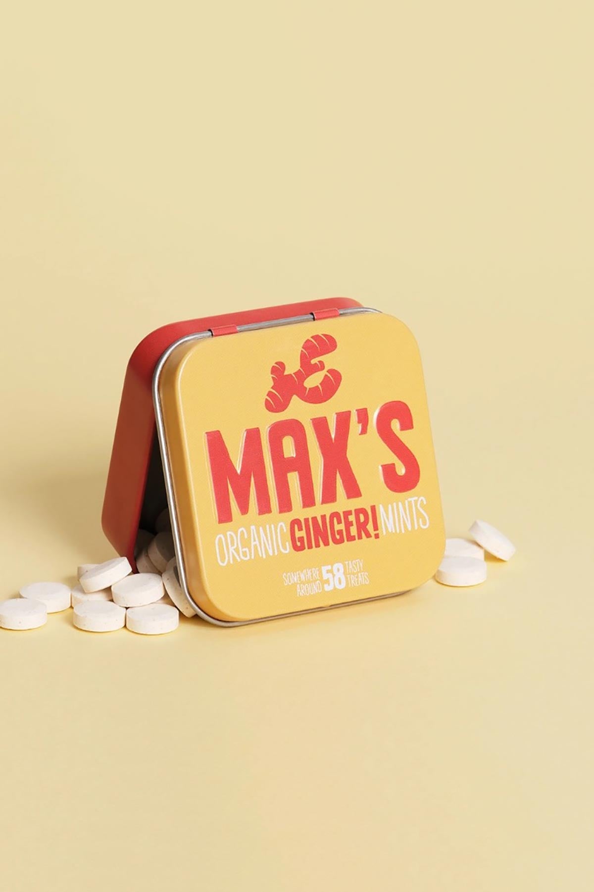 Max's Organic Mints Organic Ginger Mints