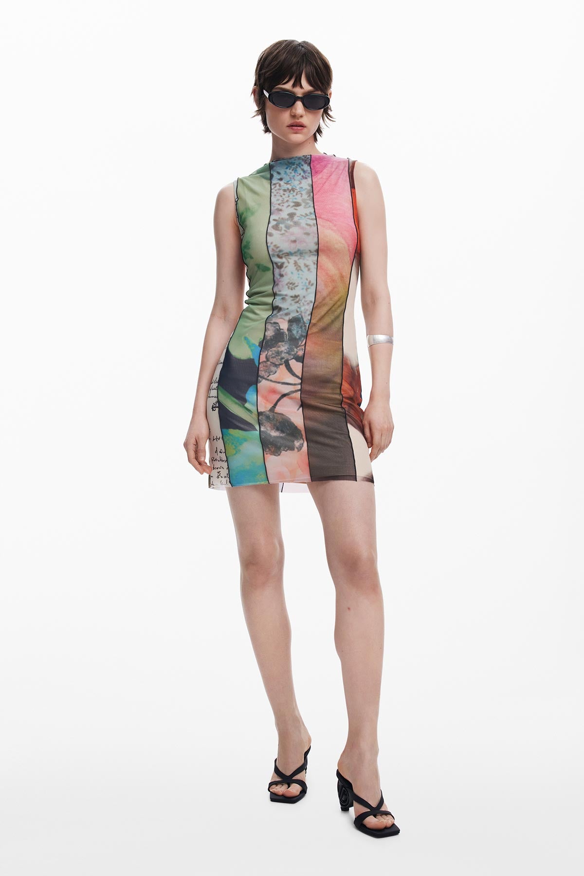 Desigual Panel Mini Dress