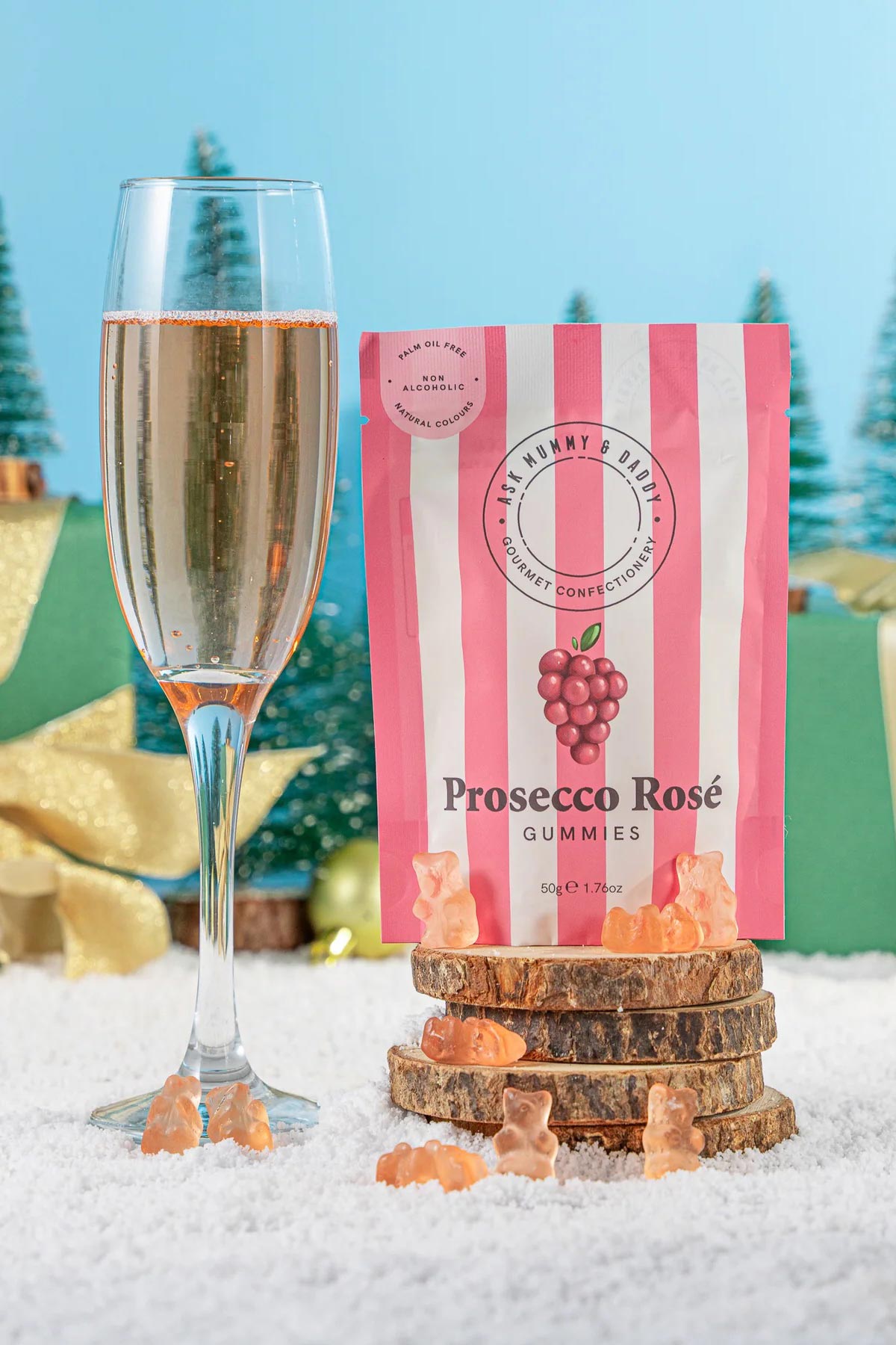 Ask Mummy & Daddy Prosecco Rosé Gummies