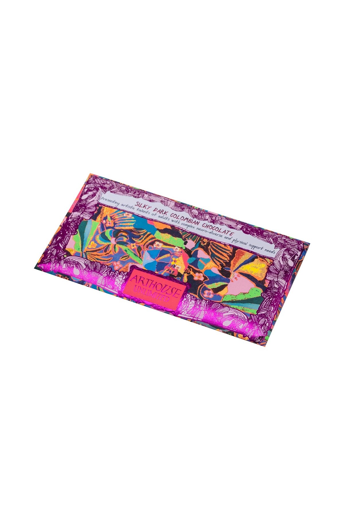 Arthouse Unlimited Psychedelia Silky Dark Colombian Chocolate Bar